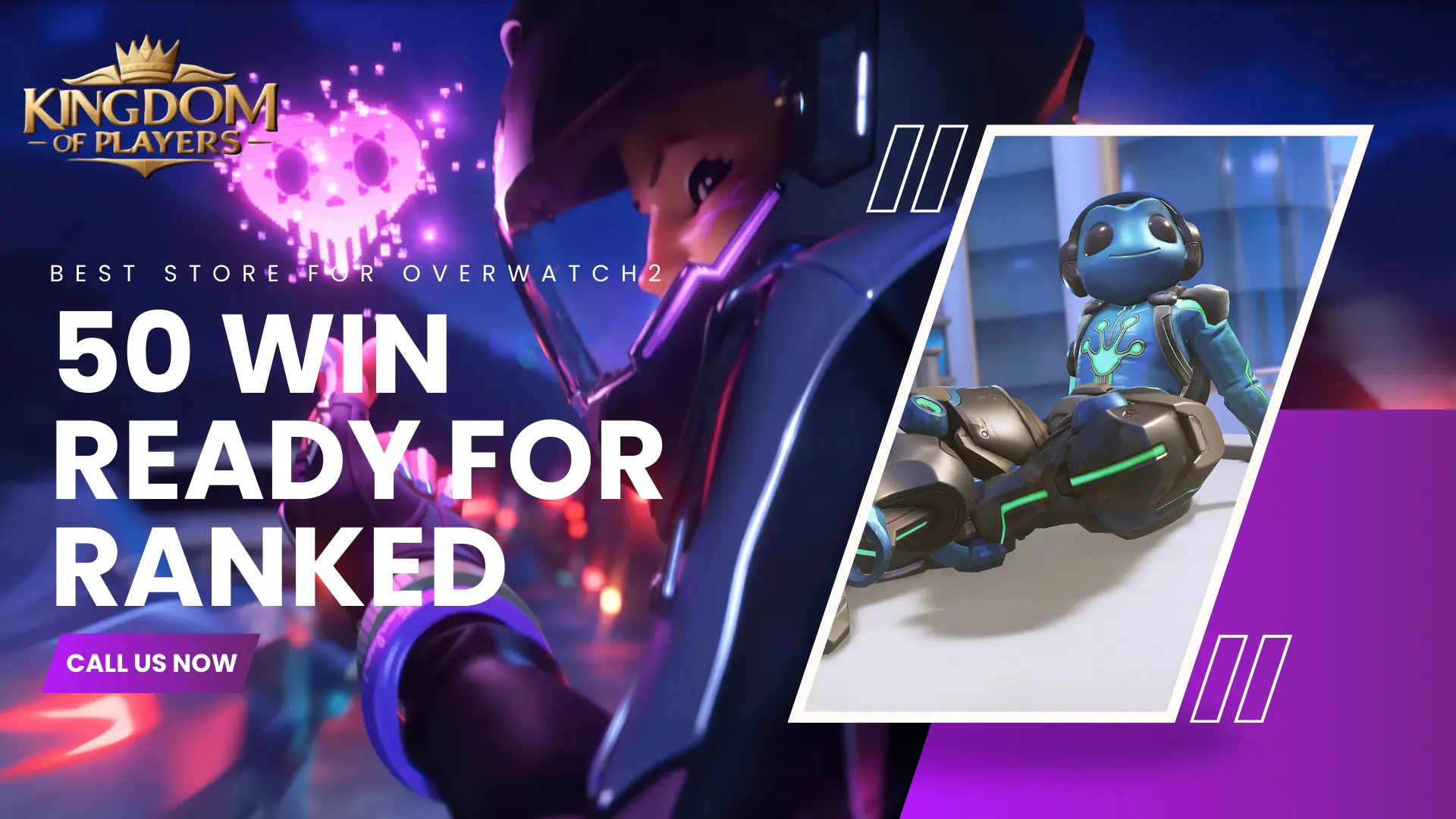 Buy Overwatch2 ready for rank 50 Win hero Unlocked Phone number