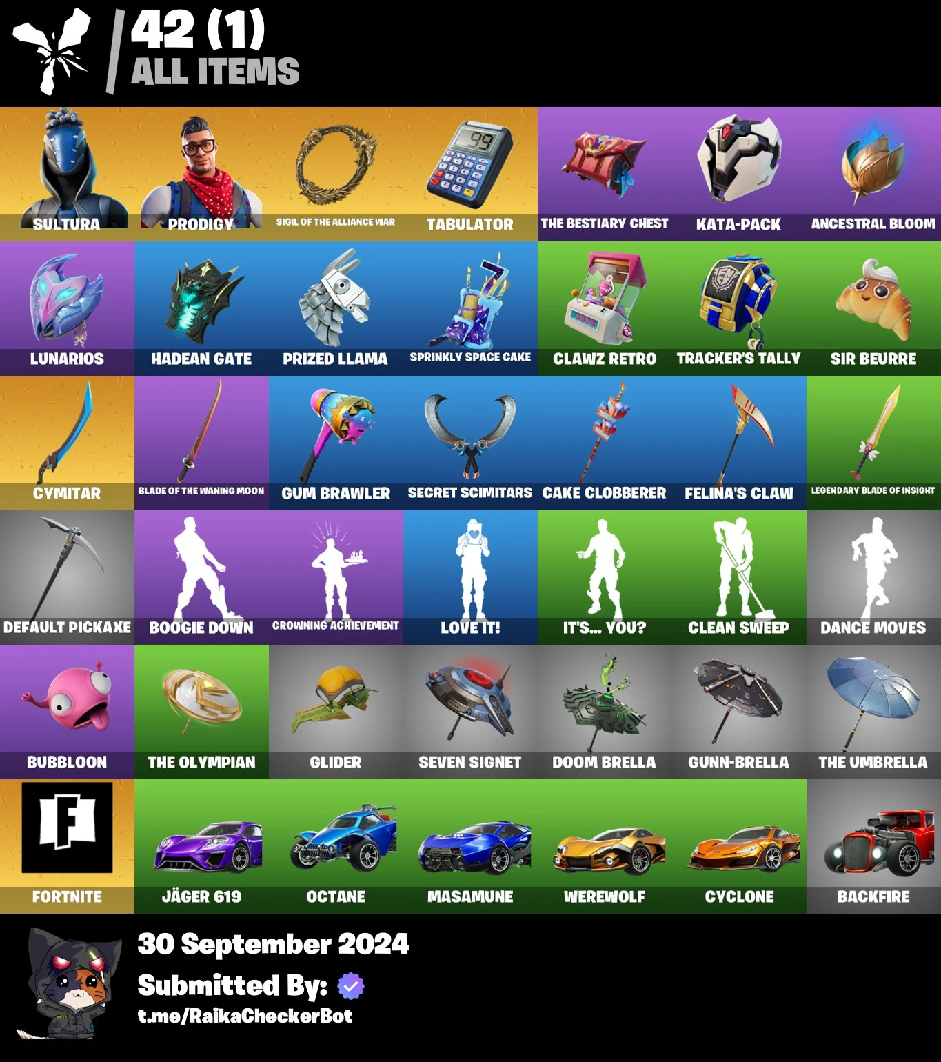 Buy PC\PSN\XBOX\SWITCH💎2 Skins💎Prodigy💎Sultura💎Full Access💎 for 5.43