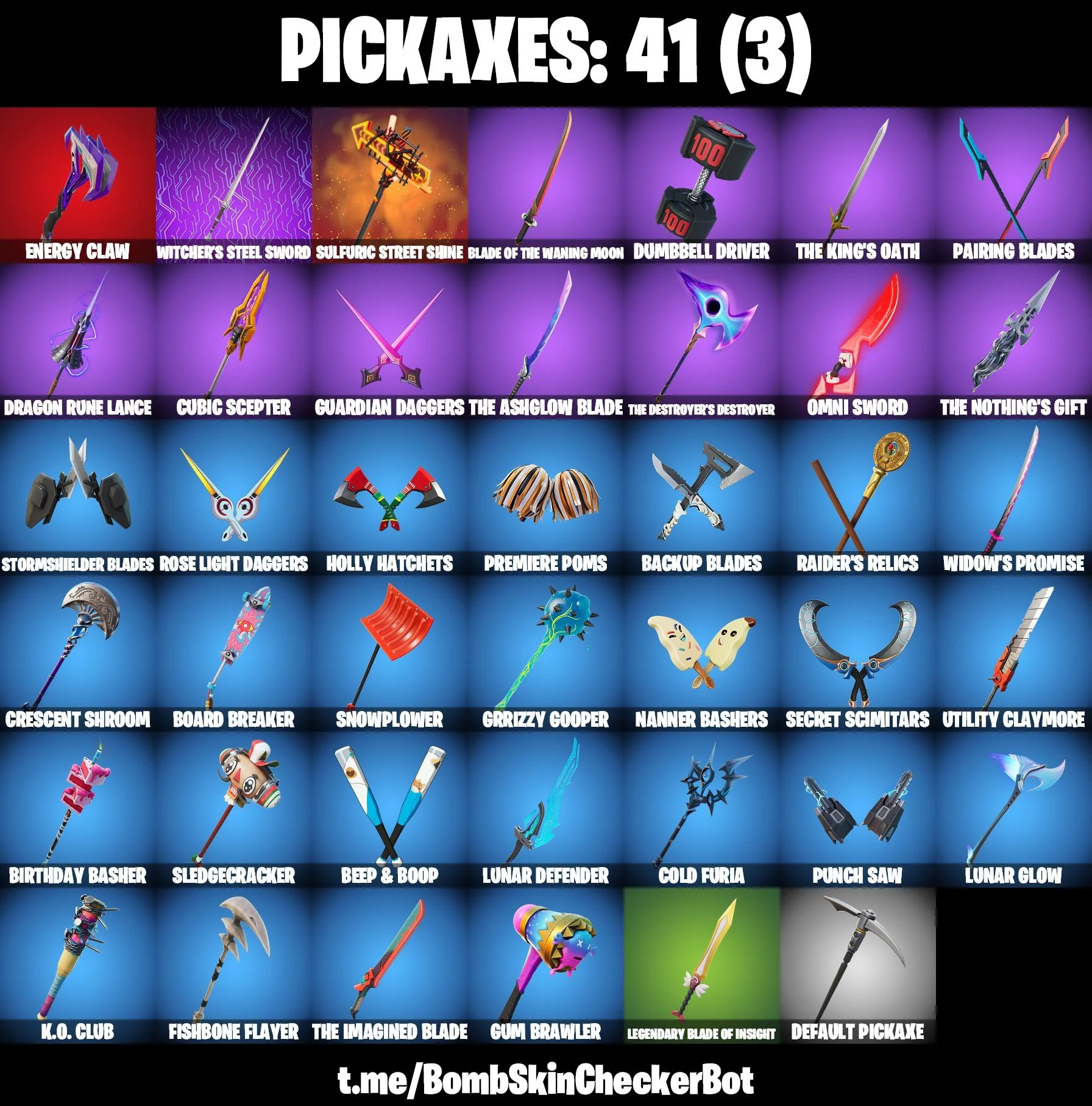Achetez ⭐PC/PSN/XBOX⭐ 26 SKINS ⭐ Prowler , Polar Peely , Garalt Of