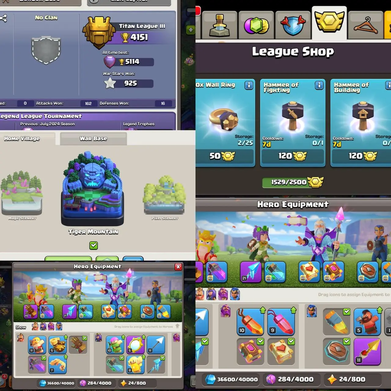 Buy 12300 Gems + Best Th15 Semi Max 🌟Exceptional Value Fair Price