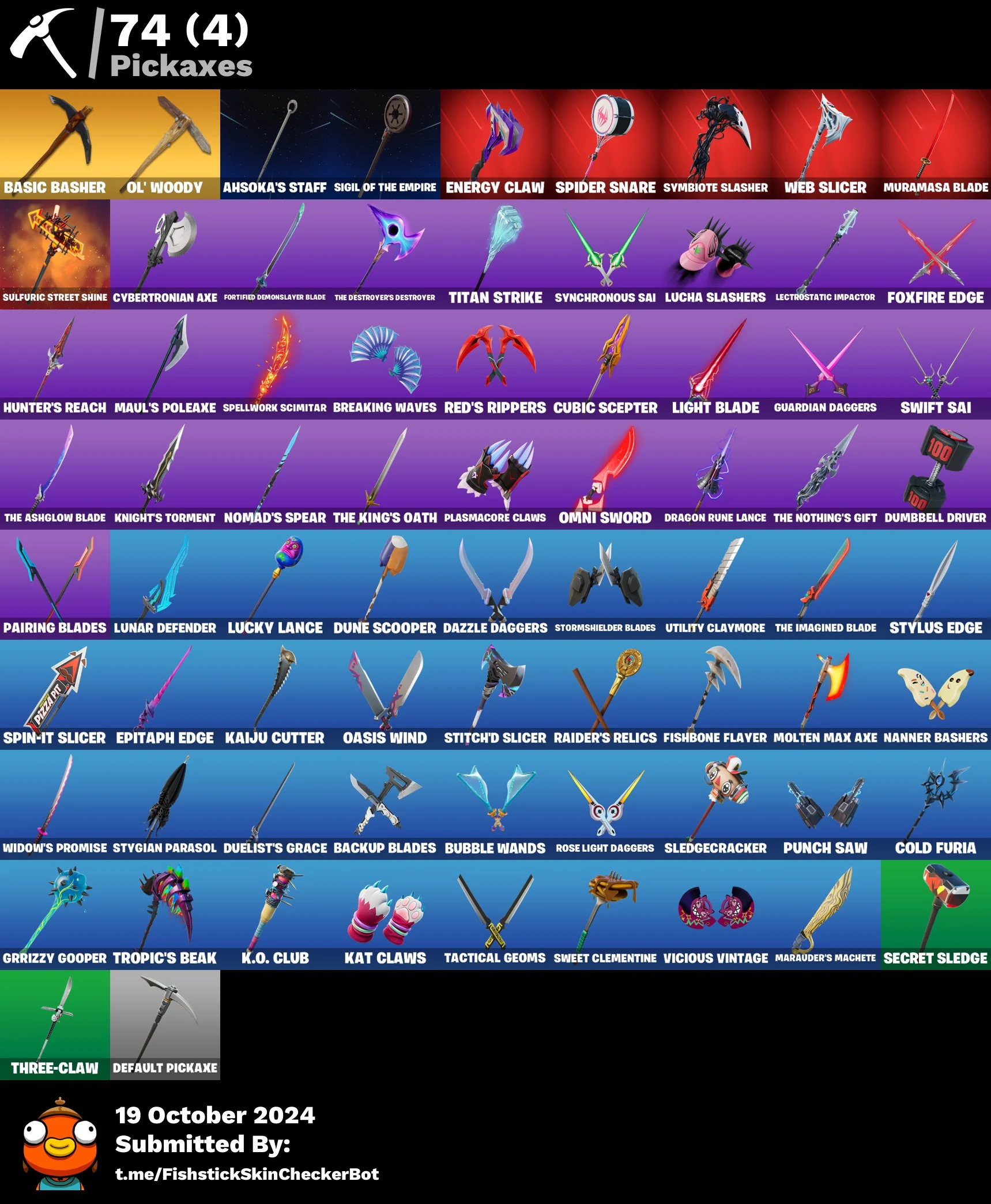 Buy (Only PC) 76 skins / Katalina / Snap / The Origin / Venom