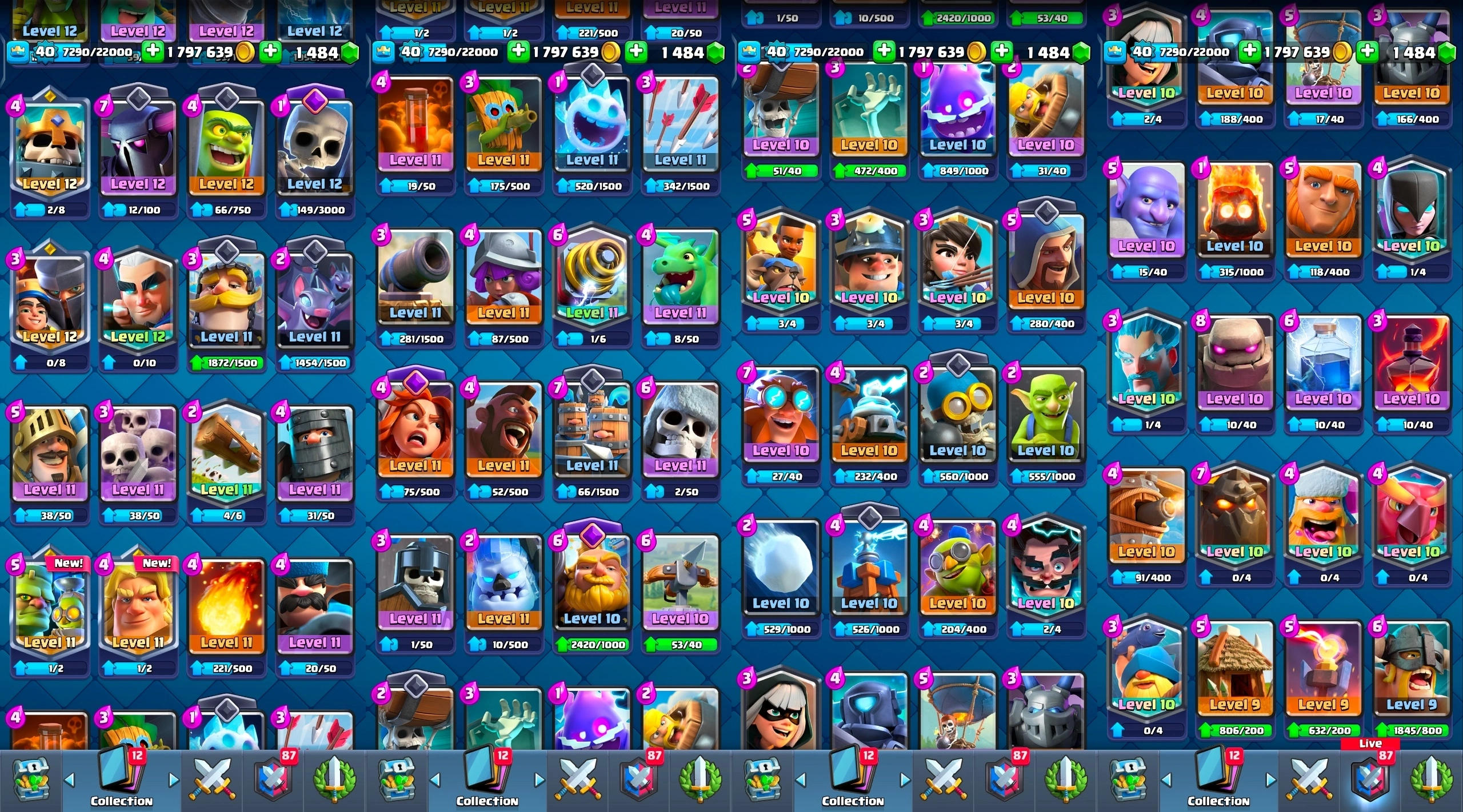 Buy KT 13 Level 40 ⸱ 1.7 Million Gold & 5 Evolutions [6144 HTrophies