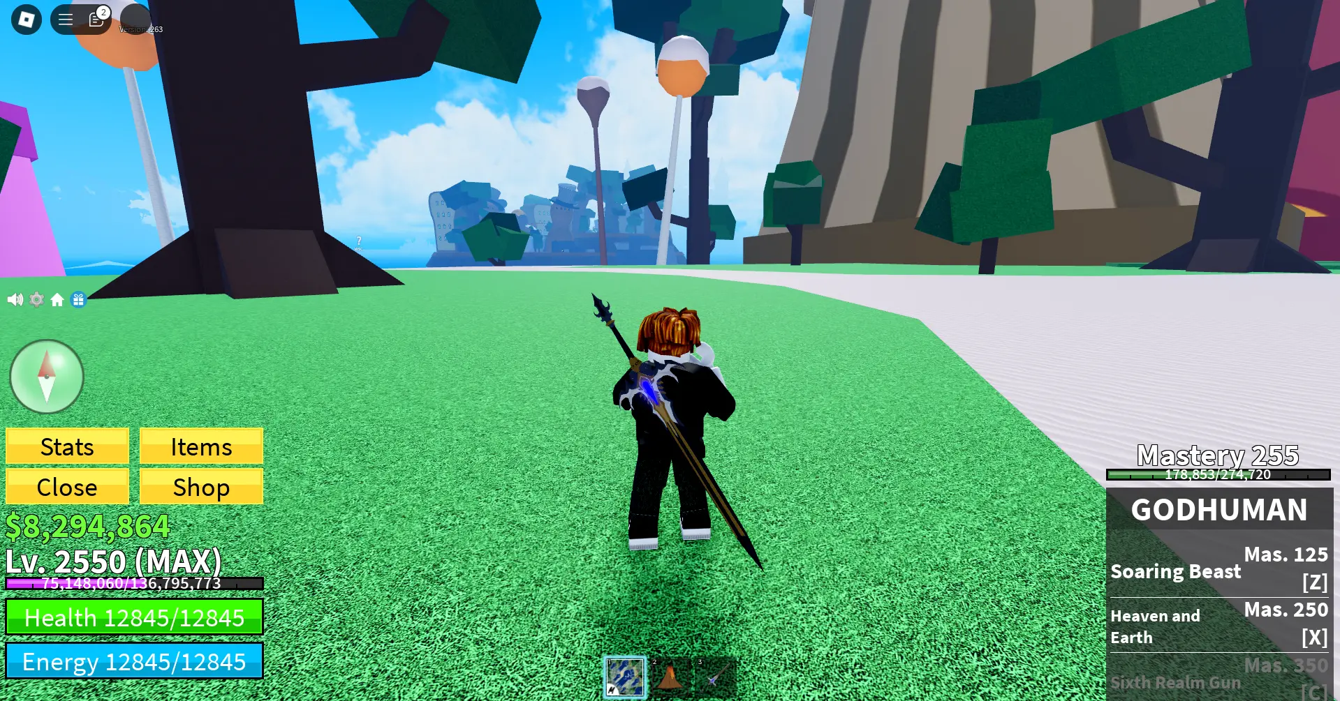 Buy 🎳 BLOX FRUIT 2550 MAX LEVEL GHM Unlinked INSTANT DELIVERY for 3.25