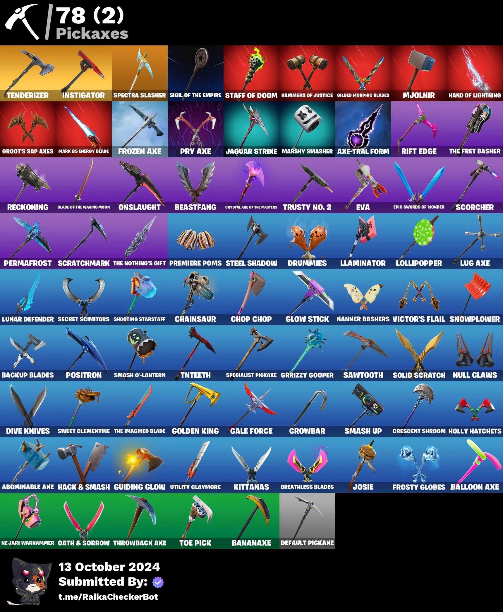 Achetez [PSN/XBOX/PC] 87 skins The Reaper Elite Agent Take The L