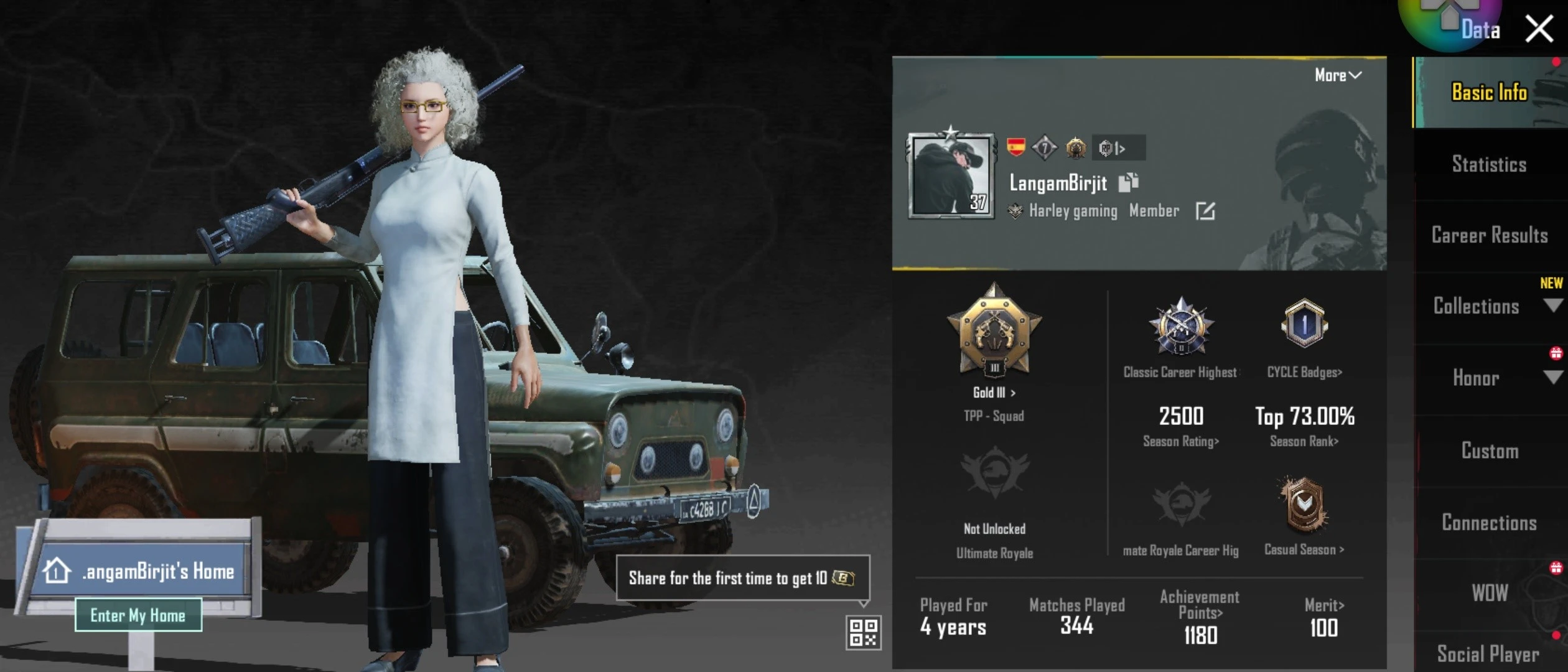 Buy R264/Lv 37/5 SET/6 WEAPON/M24 TIMEWORN PATTERN/1 BACKPACK/RENAME