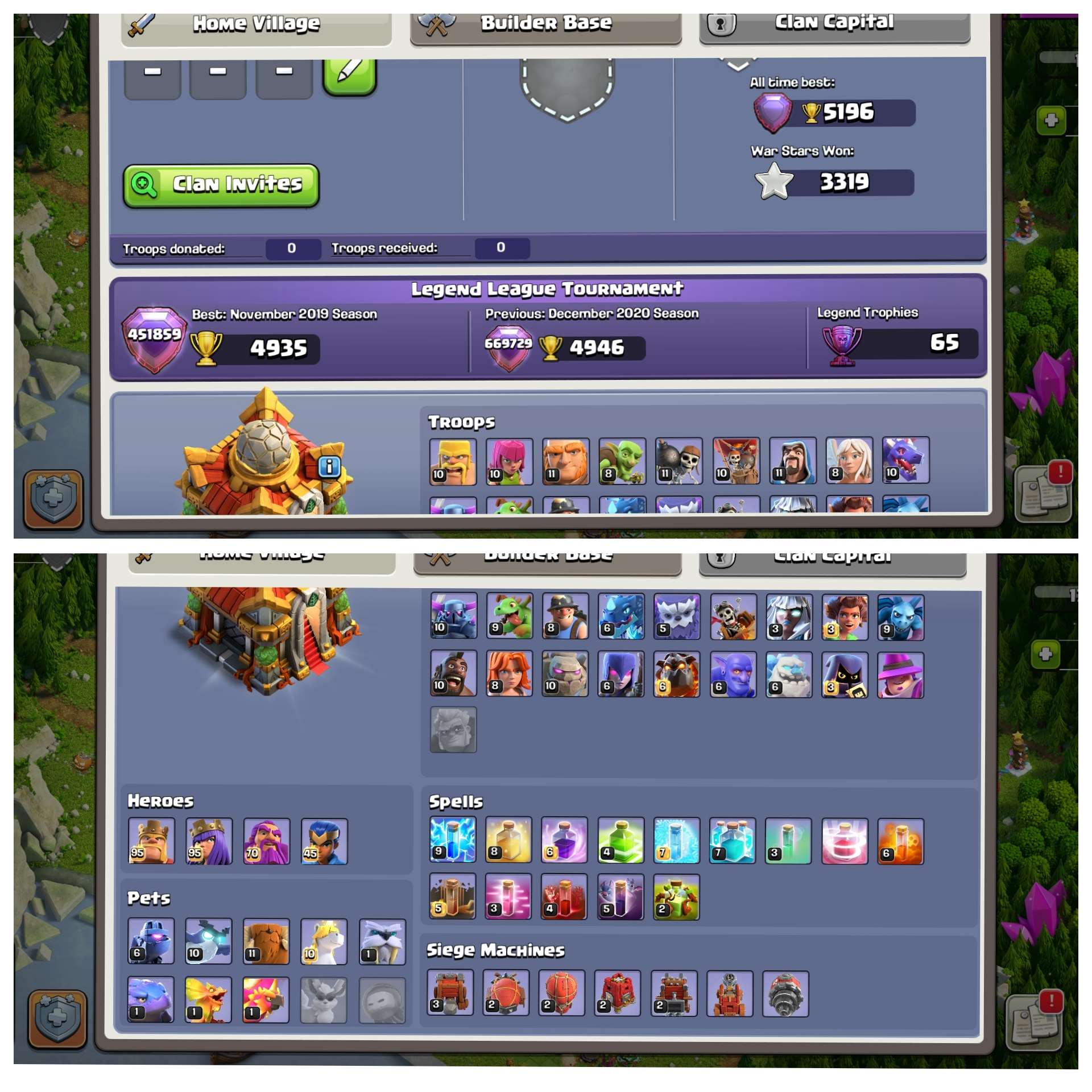 Buy TH16 DEFENSE HERO MAX !! MANY OBSTACLES !! XP241 !! HERO 959570