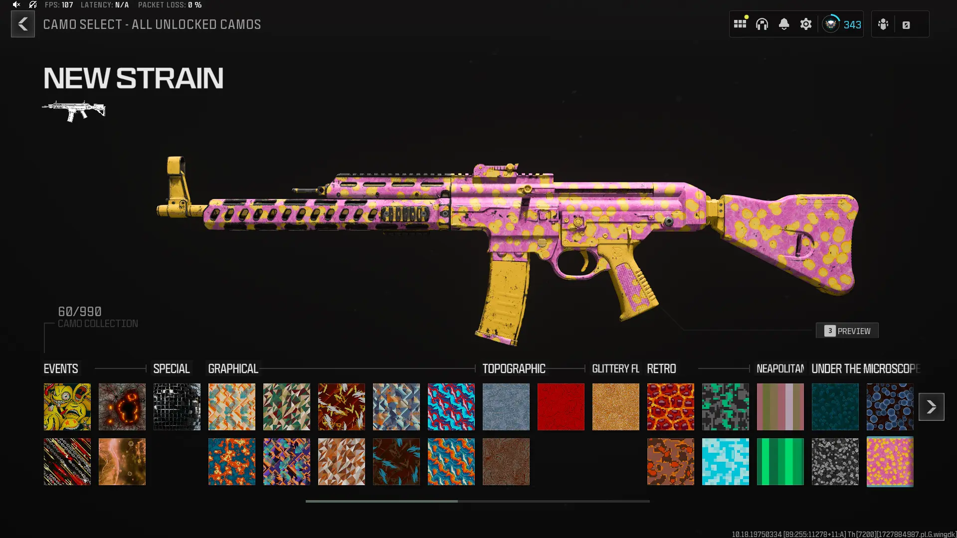 Buy 🌟 Modern Warfare 3 🌟 Level 343 🌟 60 camos🚀 36 Guns Maxed🚀 22 Ops Numbers 🌟Bone collector