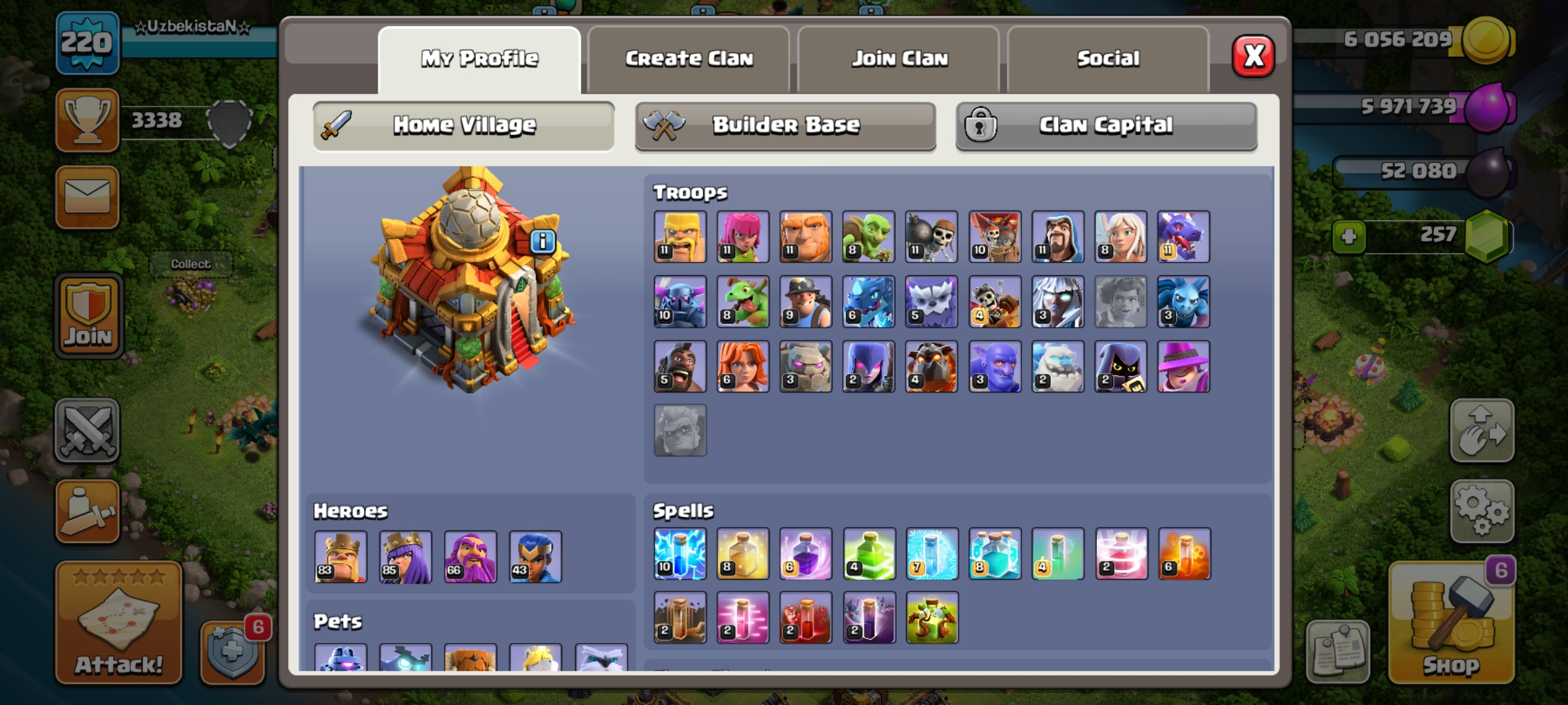 Achetez 🌙 TH16 [ OP DEFENSES ] 🌙 83856643 [ HIGH HERO LEVELS ] 🌙 LOW