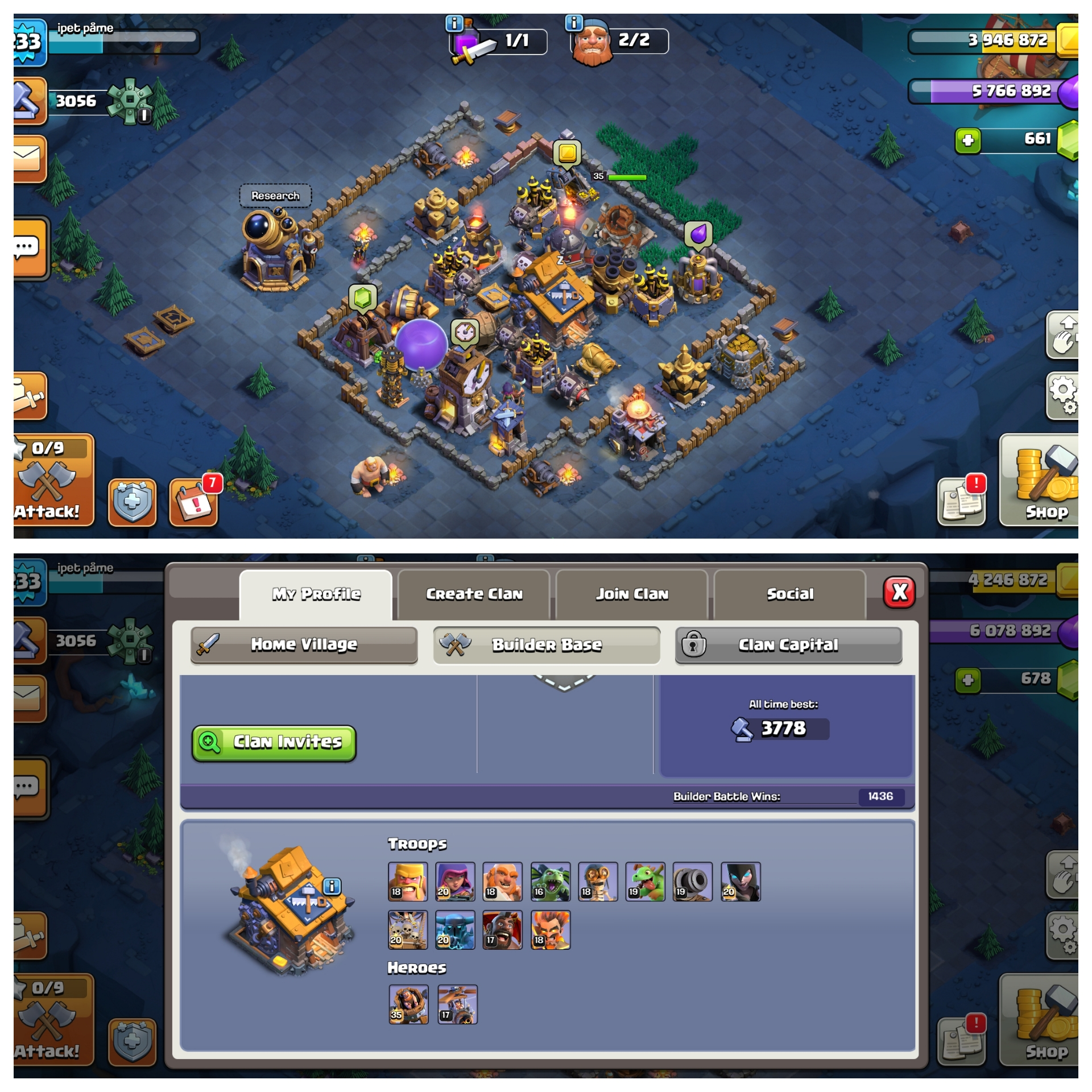 Buy TH16 DEFENSE HERO MAX !! XP233 !! HERO 71957045 !! EQUIPMENT