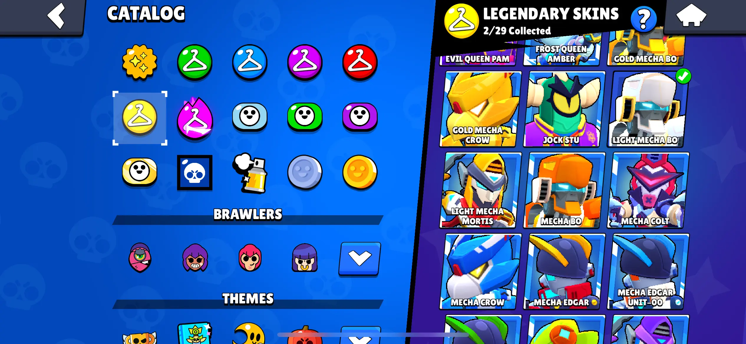 Buy [BS] 28K ⛈ 66 BRAWLERS ⛈ 7 LEGENDARY ⛈ 54 RARE SKINS ⛈ BEST PRICE