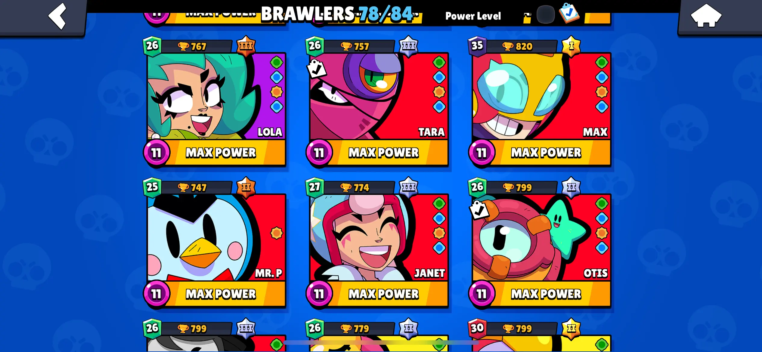 Buy [BS] 48K ⛈ 78 BRAWLERS ⛈ 9 LEGENDARY ⛈ 80 SKINS ⛈ 22 MAX BRAWLERS ⛈