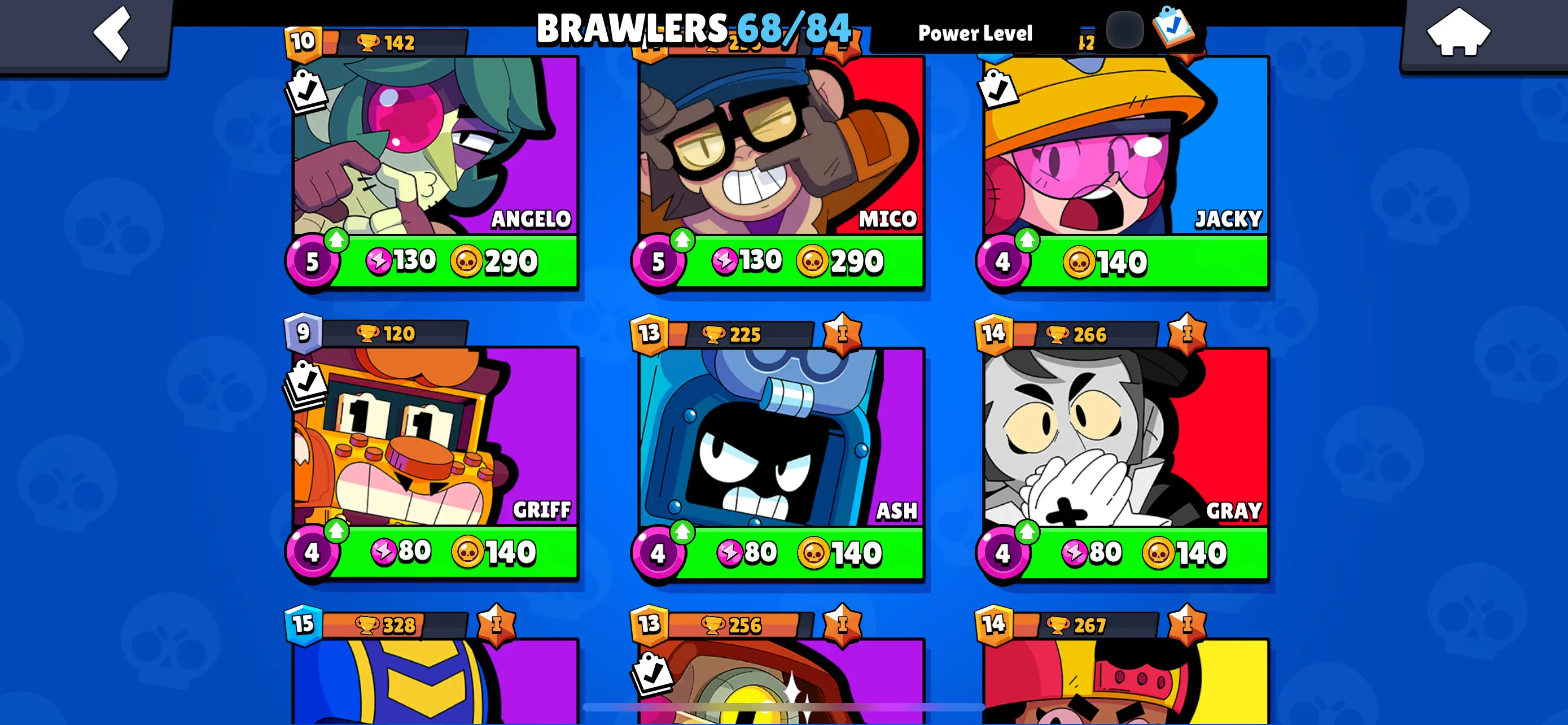 Buy 🏆 +26K TROPHYS ⭐68 BRAWLERS 💜 7 HYPERCHARGED 💚 CHEAPEST ⚡ 7