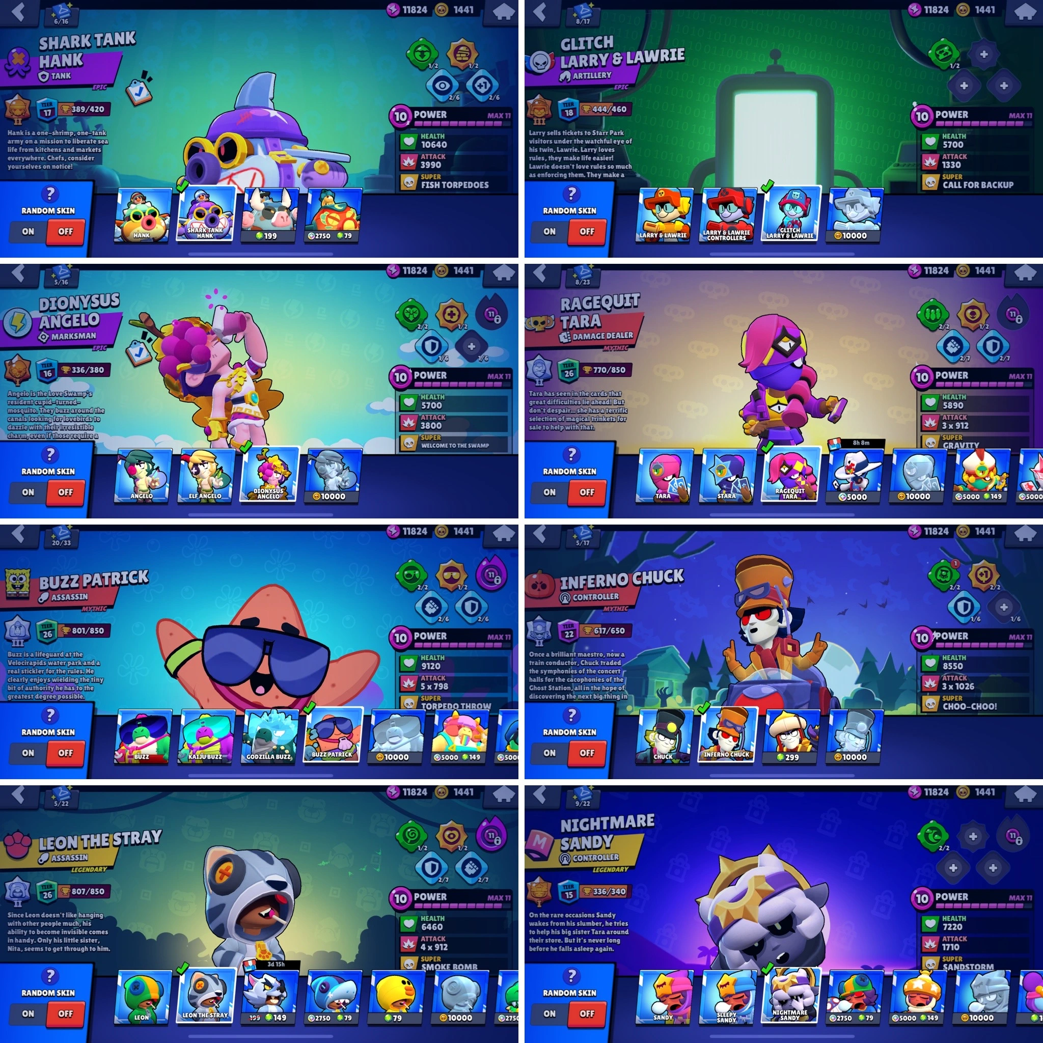 Buy [ANDROIDIOS] RAREST SKINS. (7x 30RANK) 44.6K+ TROPHY 18MAX TOTAL