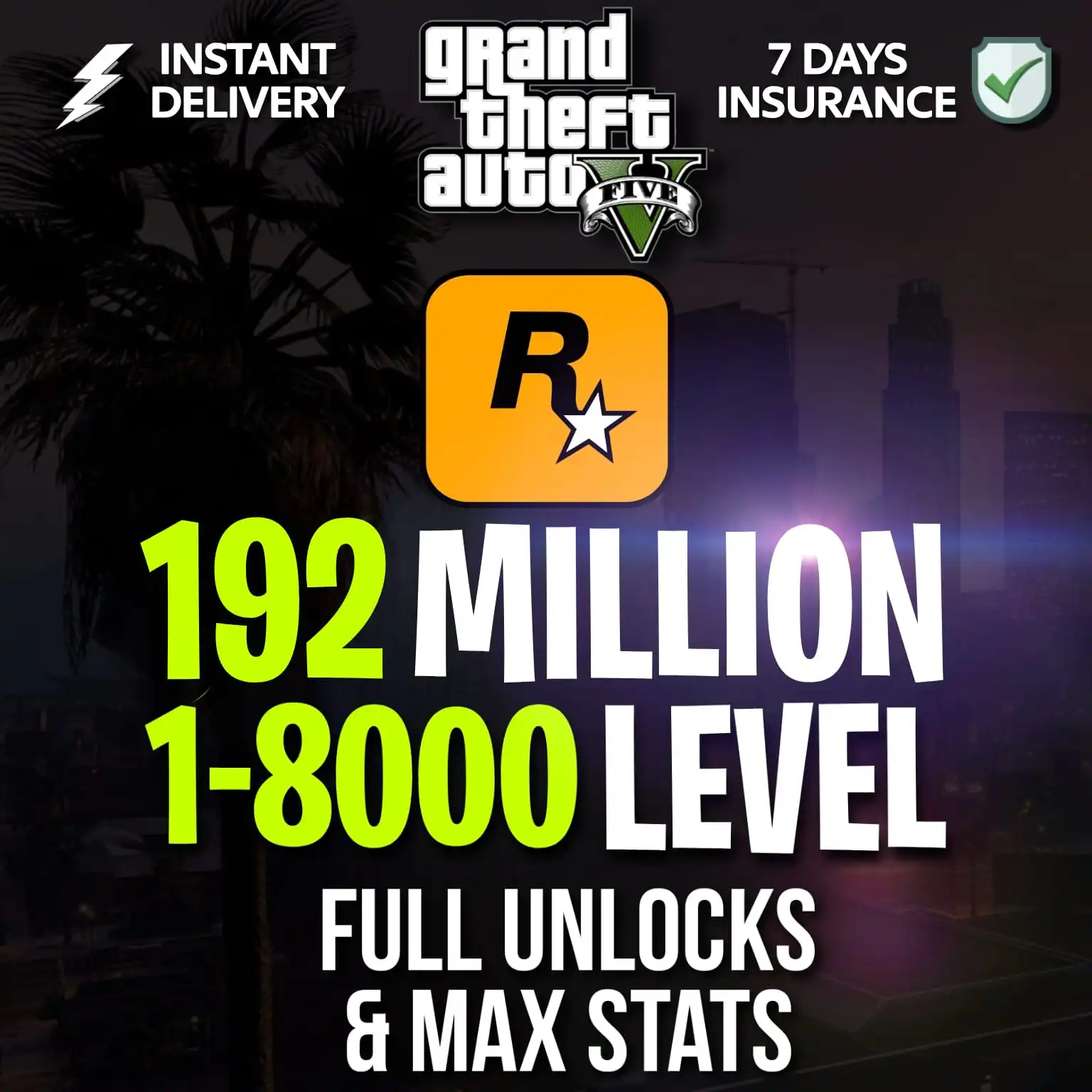 购买 [Epic Games] 192 MILLION CASH + 350 LEVEL + 456 KD RATIO + FAST