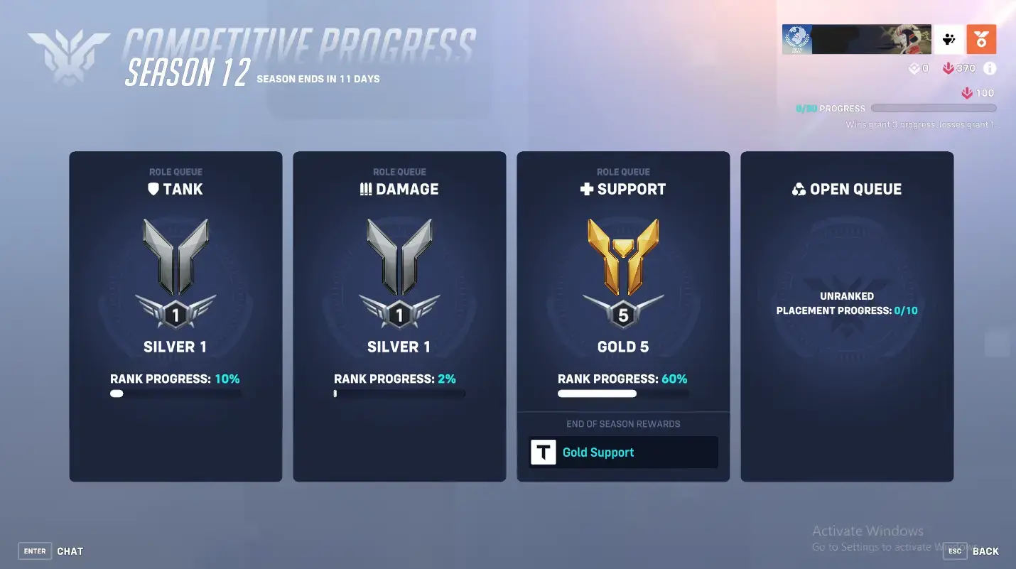 Buy 🤖DOUBLE SILVER RANKED & SINGLE GOLD RANKED 🤖TRIPLE ROLES RANKED 🤖