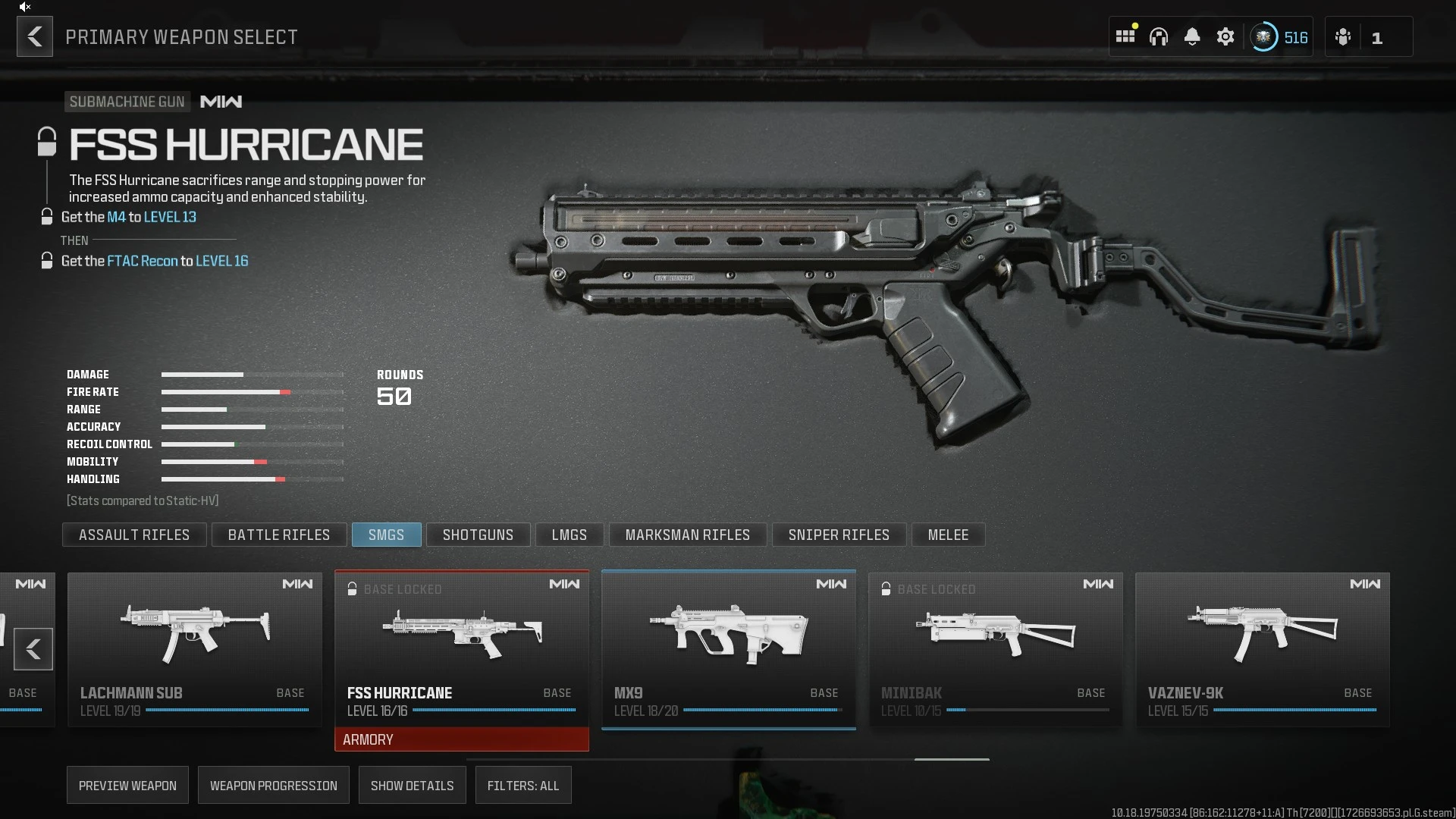 Buy ⭐【WZ3】🔥【Level 450650】Level 516 Anubis Bundle 40 Gun Leveled