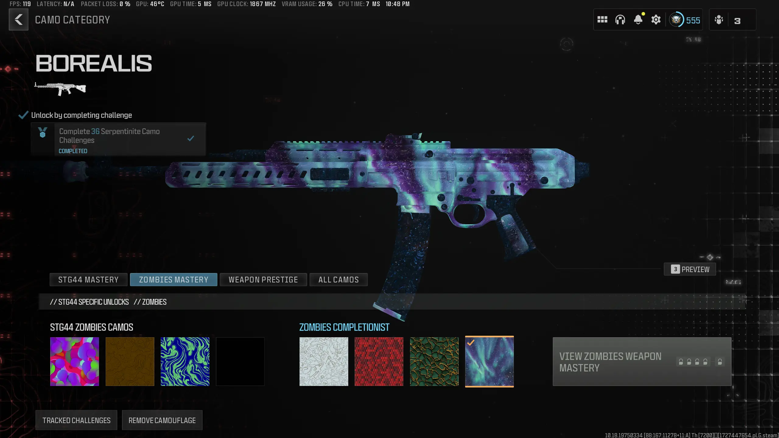 Buy 💯 Borealis x Interstellar💯 Level 550 💯 581 camos💯 23 Operators 💯 40