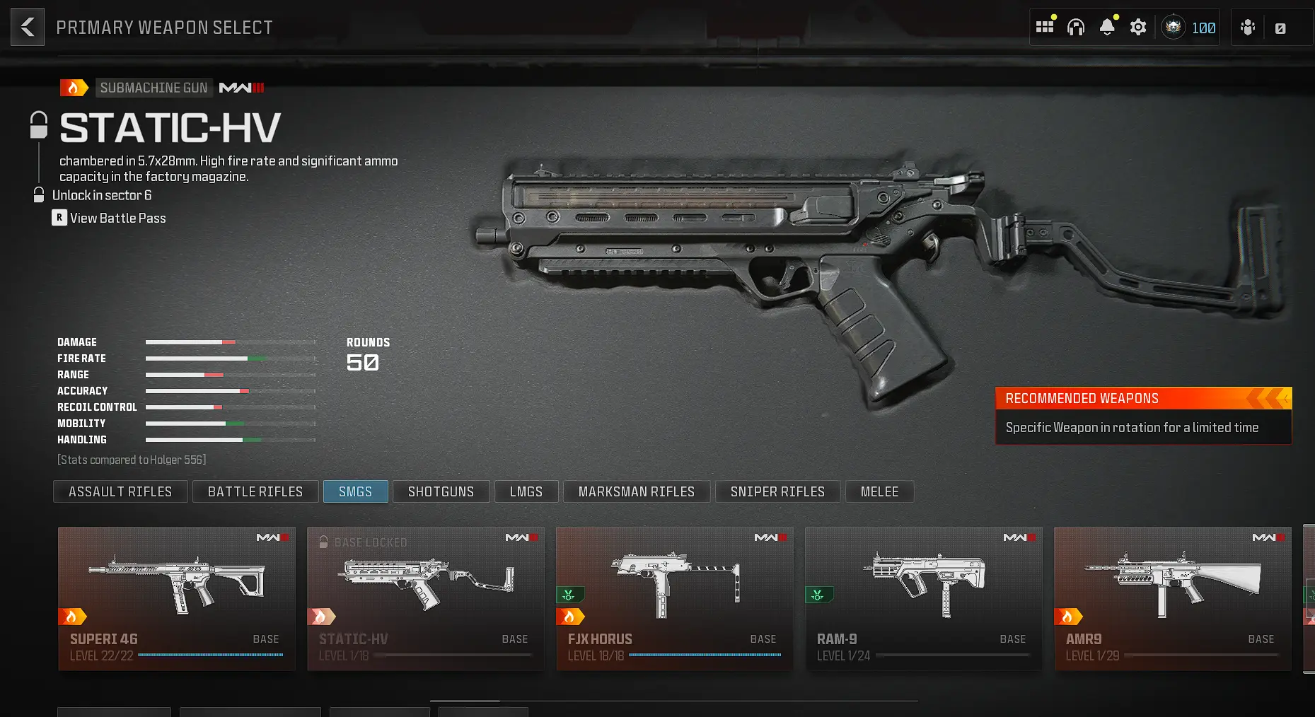 Achetez 🌟 【MW3】 ⸱🚀 10 Top Guns Maxed ⸱ ️ Level 100 ⸱ ️ Ready for Ranked