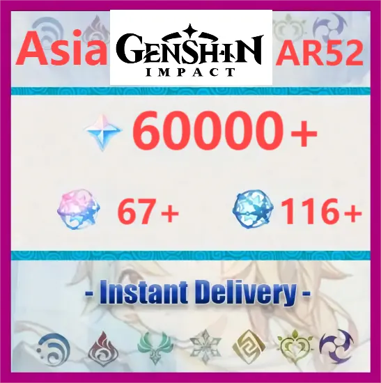 Buy Asia/AR52+[600+Wish] 60000+Original Stones67+Fate Intertwined/115