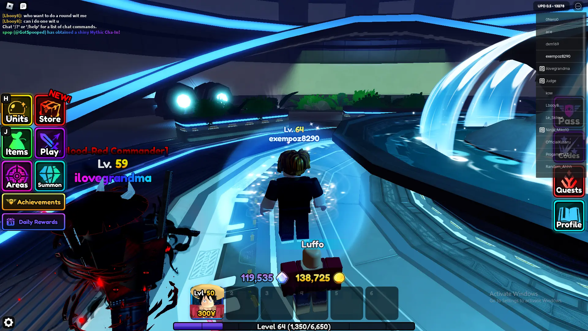 Buy 🔶 Anime Vanguards Level 60+ 💎100K+ Gems💎🟡100K+ Gold🟡 Unlinked