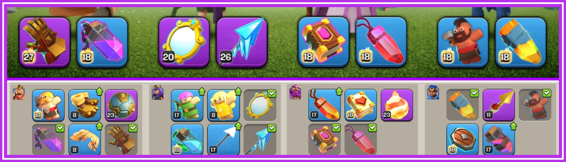 Achetez {1,25,000 GEMS 😈}SUPER RARE PURE MAXX TH 16🎃FREE RENAME 👿