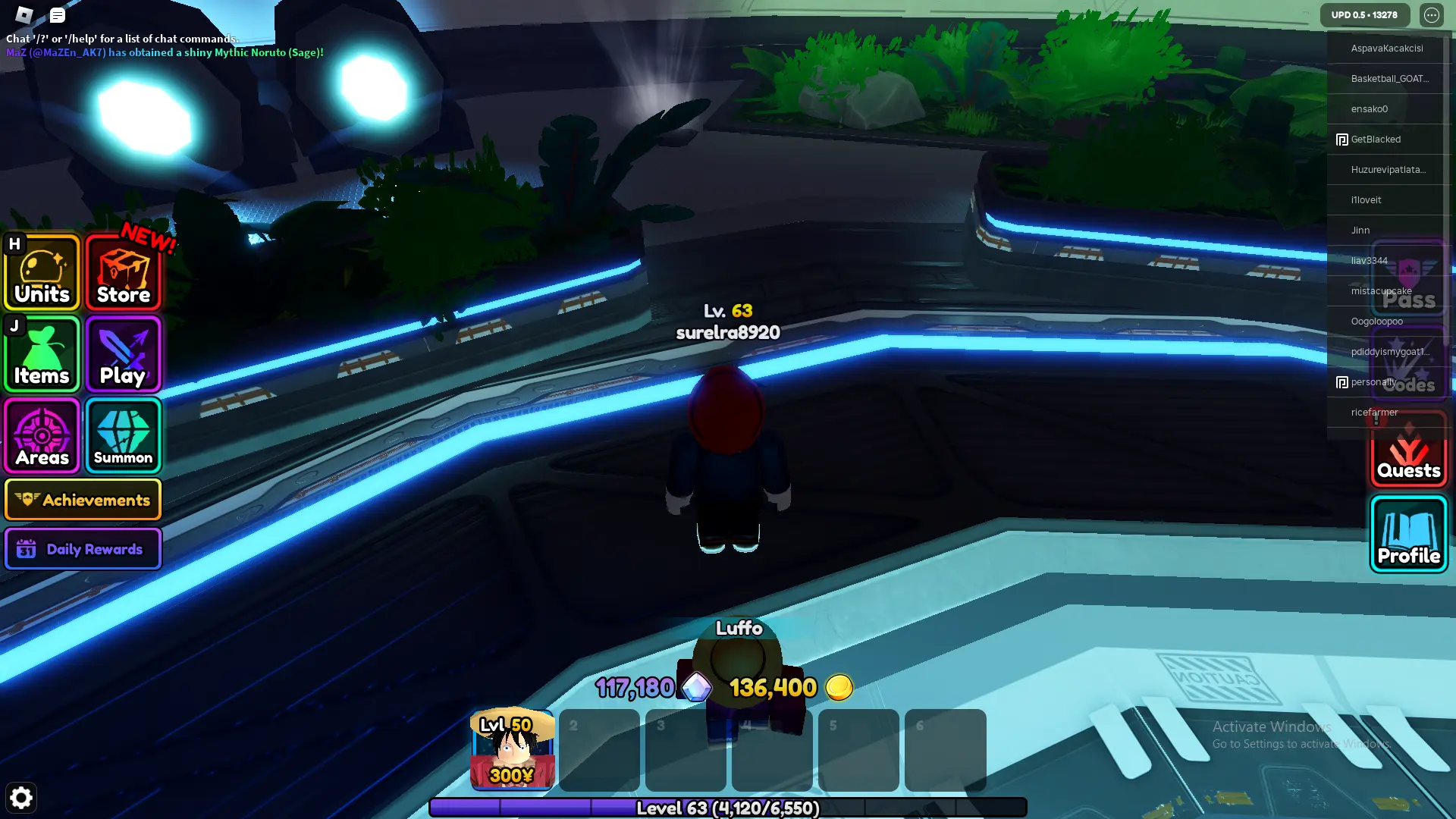 Buy Anime Vanguards Level 60+💎100K+ Gems💎🟡100K+ Gold🟡 Unlinked Instant