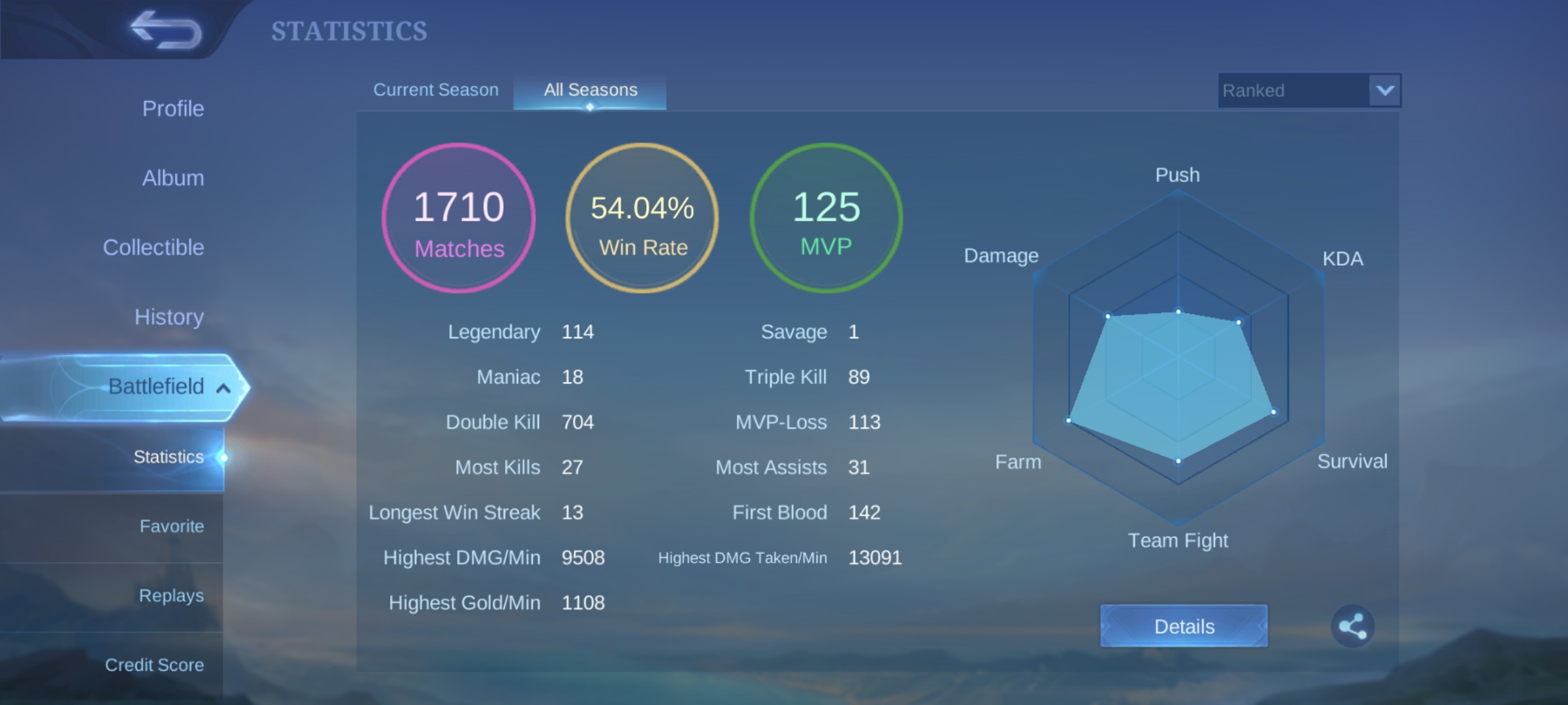 Compra 38🔥COLECTOR VALIR🔥LUNAR FEST CHANGE🔥FULL MAX EMBLEM🔥SKINS 128🔥