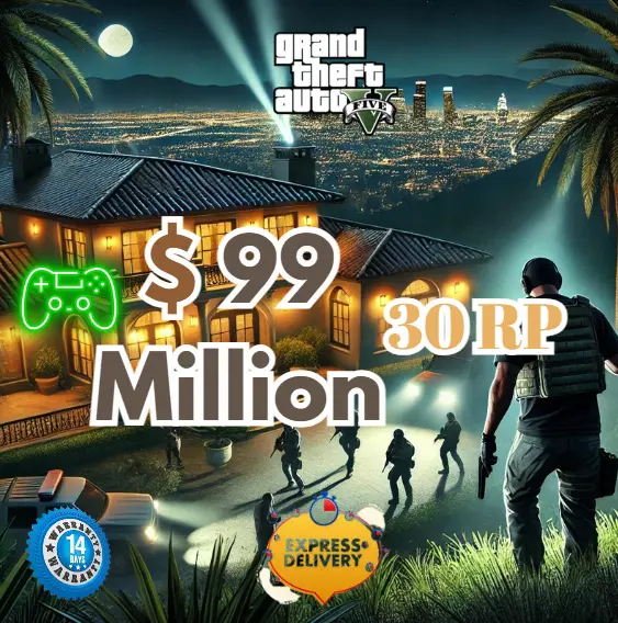 购买 🎊 [XBOX ONE] 99 Million Cash + Cars 🌠 GTA V Rank 30 RP Properties