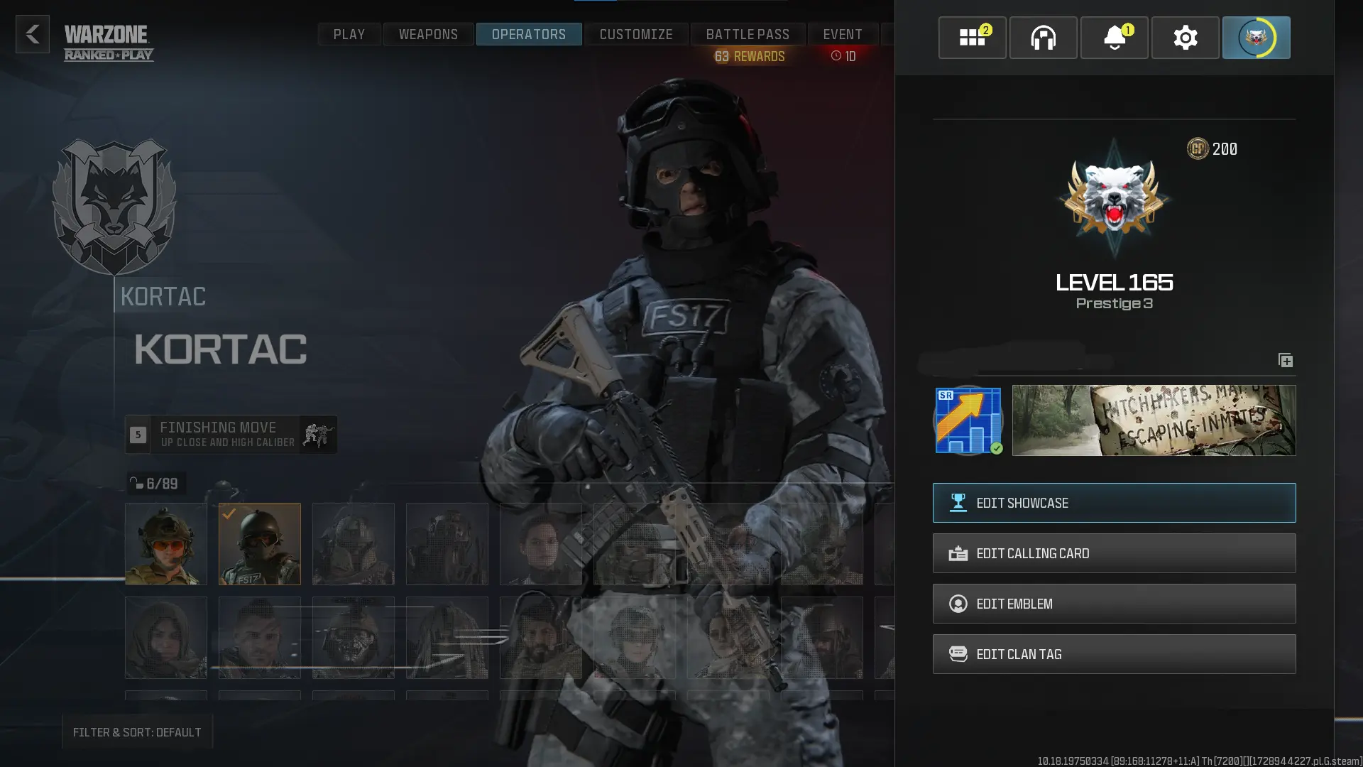 Buy 25 OFF PC Xbox PS 💎 Lvl 165 Diamond Season 6 💎 SR 6103 Rank💎