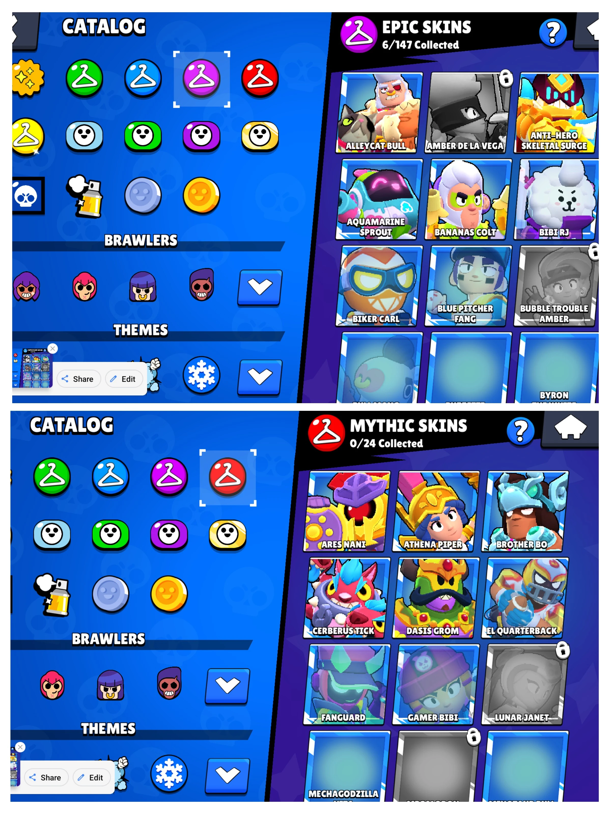 购买 18k+ TROPHIES 28SKINS 2 MAX 3HM BRAWLERS 2 MAX BRAWLERS FREE NAME