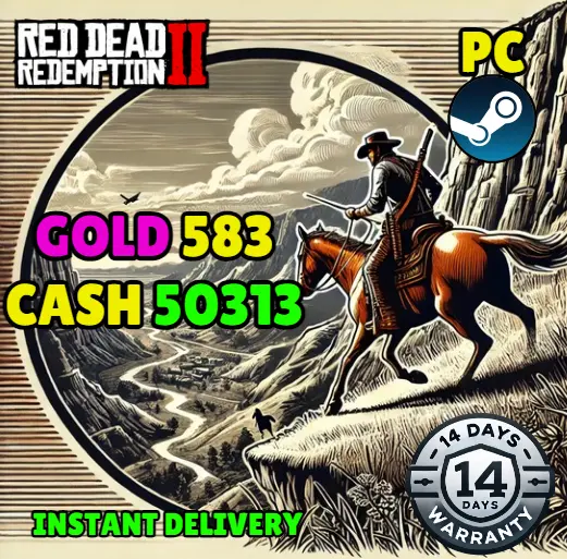 Buy 🔥 Grab 507 Gold Bars! 💸 Bag $50,007 Cash! 🎮 Steam Red Dead 