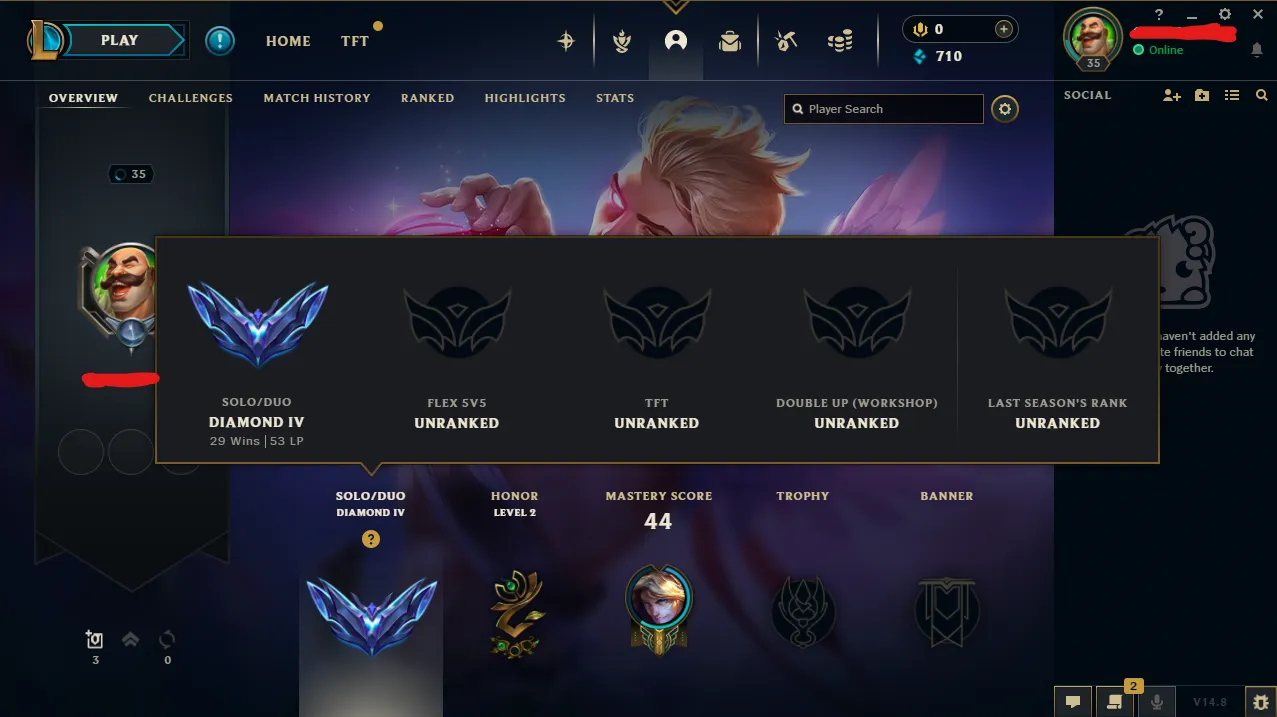 Buy EUW ⸱ Diamond IV 64% WR ADC Account for $57.44 | LoL Account