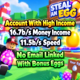 GIFTED 300 ROBUX ⸱ Account with 16.7b/s Money ⸱ 11.5b Speed -FULL ACCESS NO EMAIL LINKED ⸱ %100 Safe