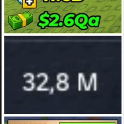 Account Income 32,8B+ · Speed 41,6B · + 5 Skin Bat · Bat Titan Axe
