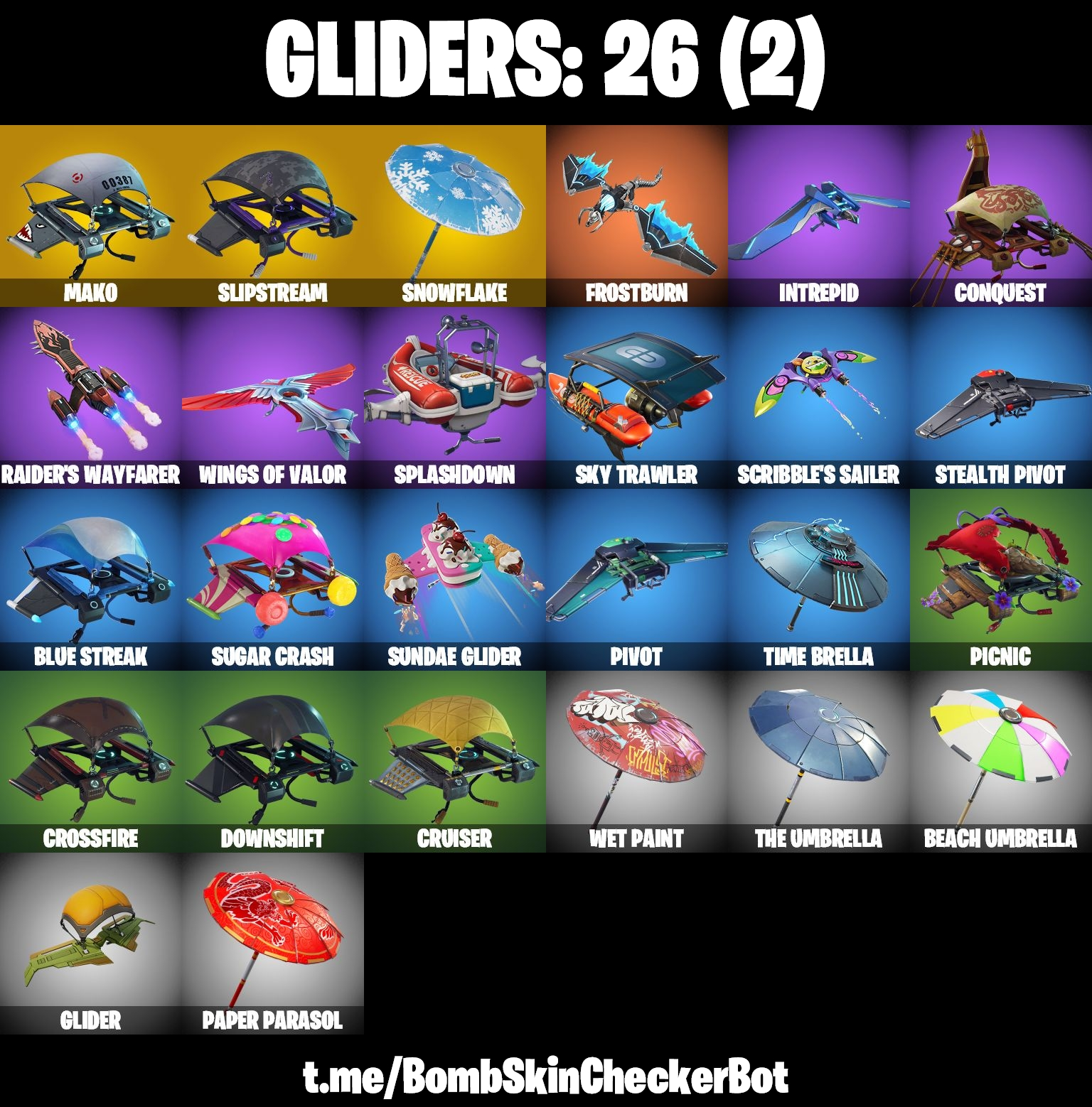 Buy 32 Skins⚡Stealth Reflex Mako Glider Havoc Sub Commander Ragnarok ...