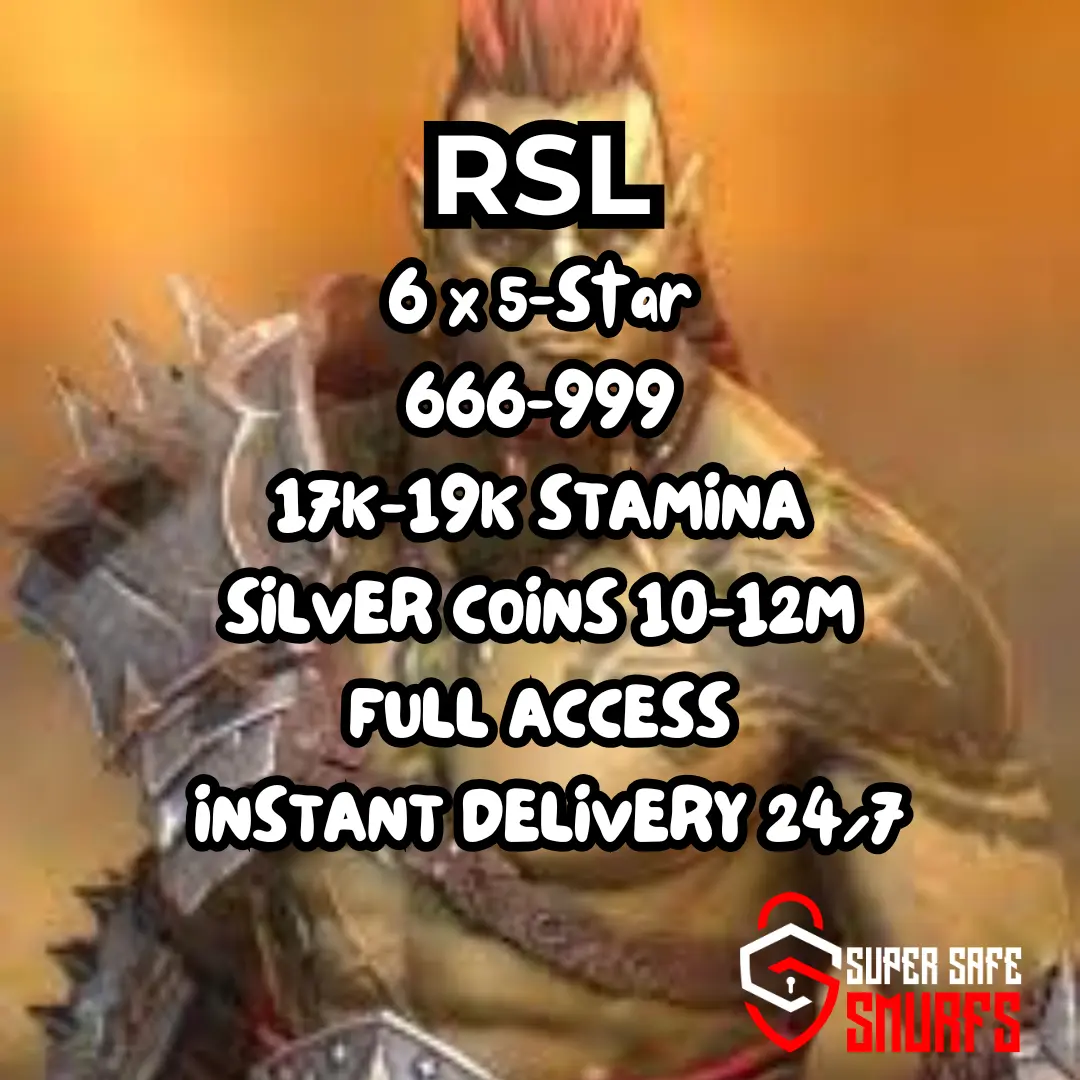 Compte Raid Shadow Legends - Neuf - Plateformes Android/PC