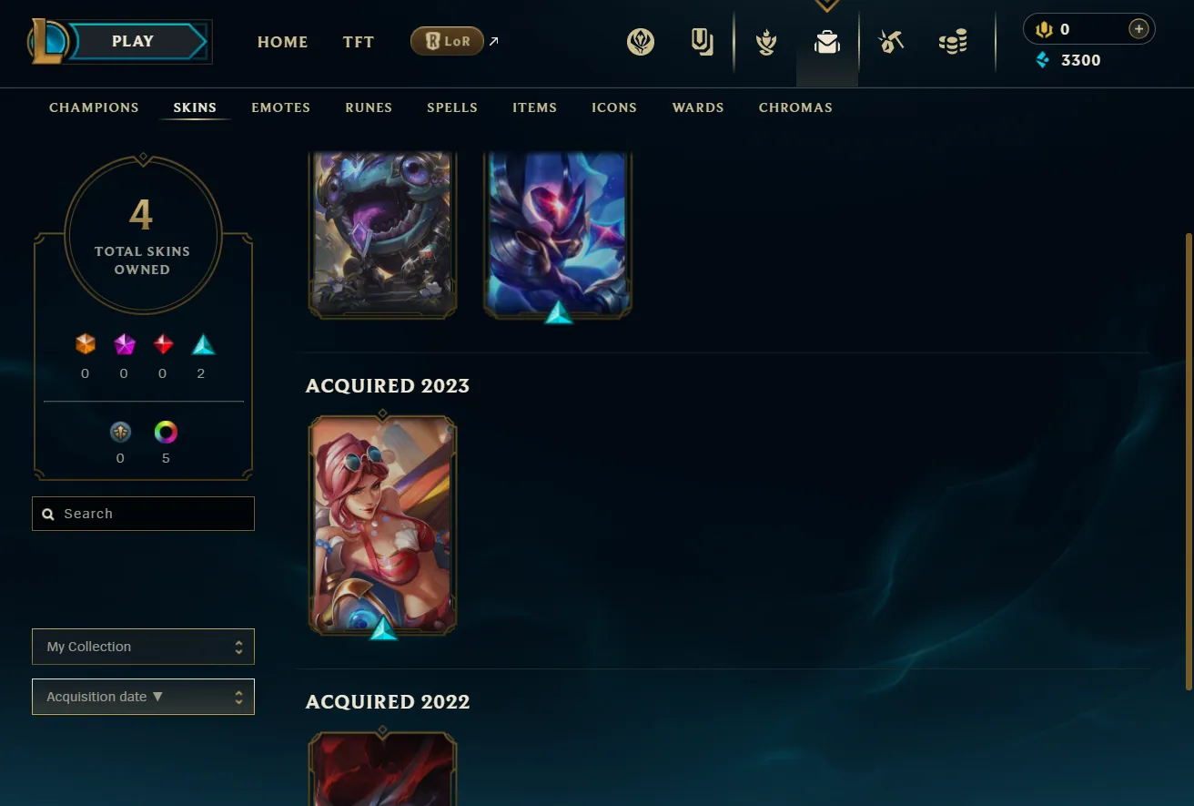 Achetez 🦊EUW ⸱ Master %68 WR🦊Check Photos🦊4 Skin ⸱ 4 Skin 