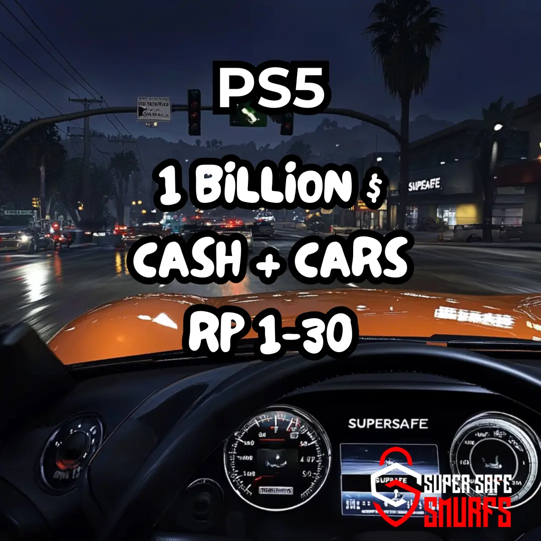 $41.58で🚗 GTA 5 PS5 Modded Online 🌟 | Exclusive Account 🎮 | 1-5 RP Level ...