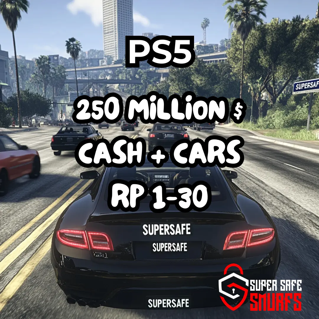Compre 🎊 GTA V PS5 Modded Account 🌟 | 1-49 RP Level 🎮 | Cash + Deluxo ...