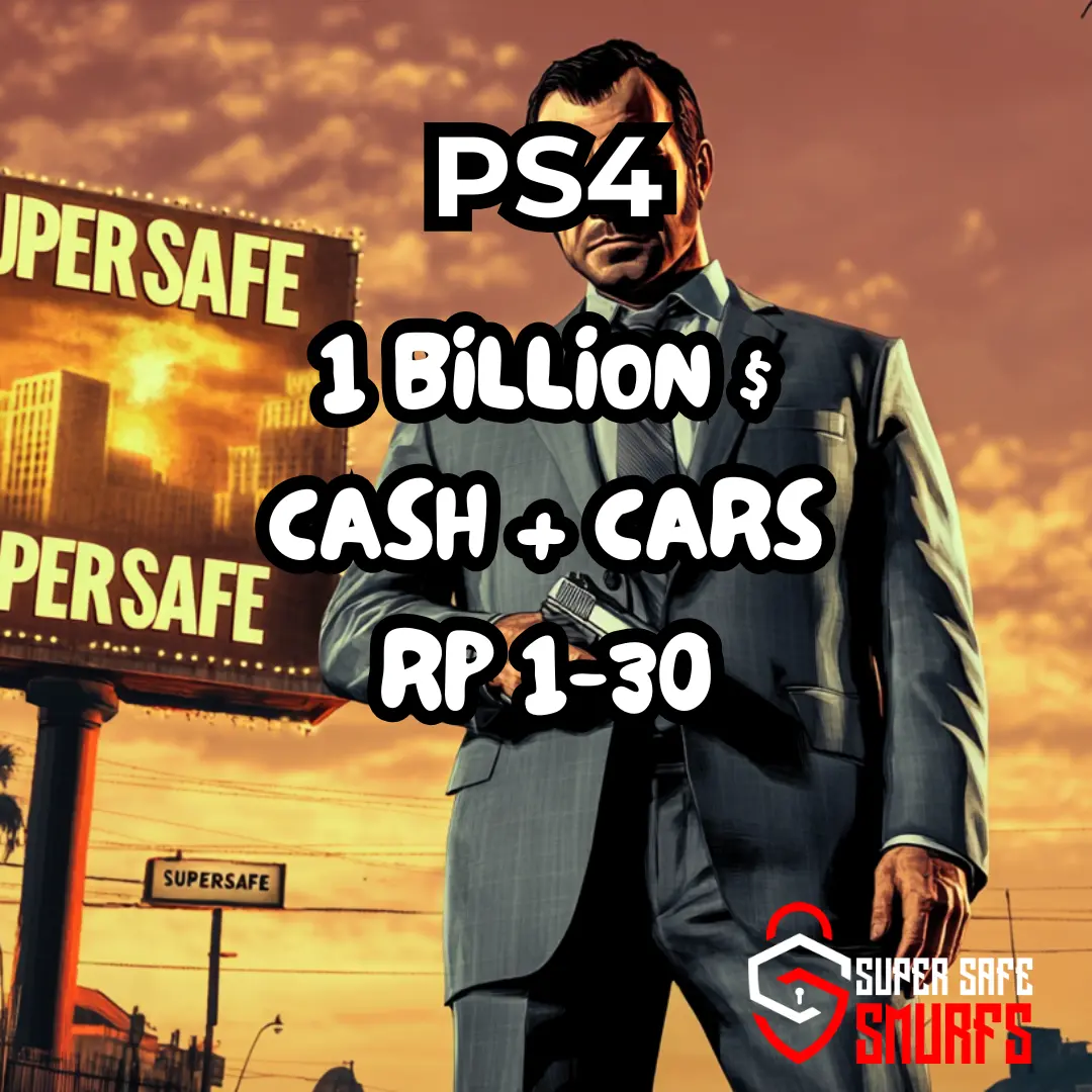 购买 【PS4】GTA V Modded Account 💸 1.082 Billion Loaded 🚀 RP Levels 1-30 ...