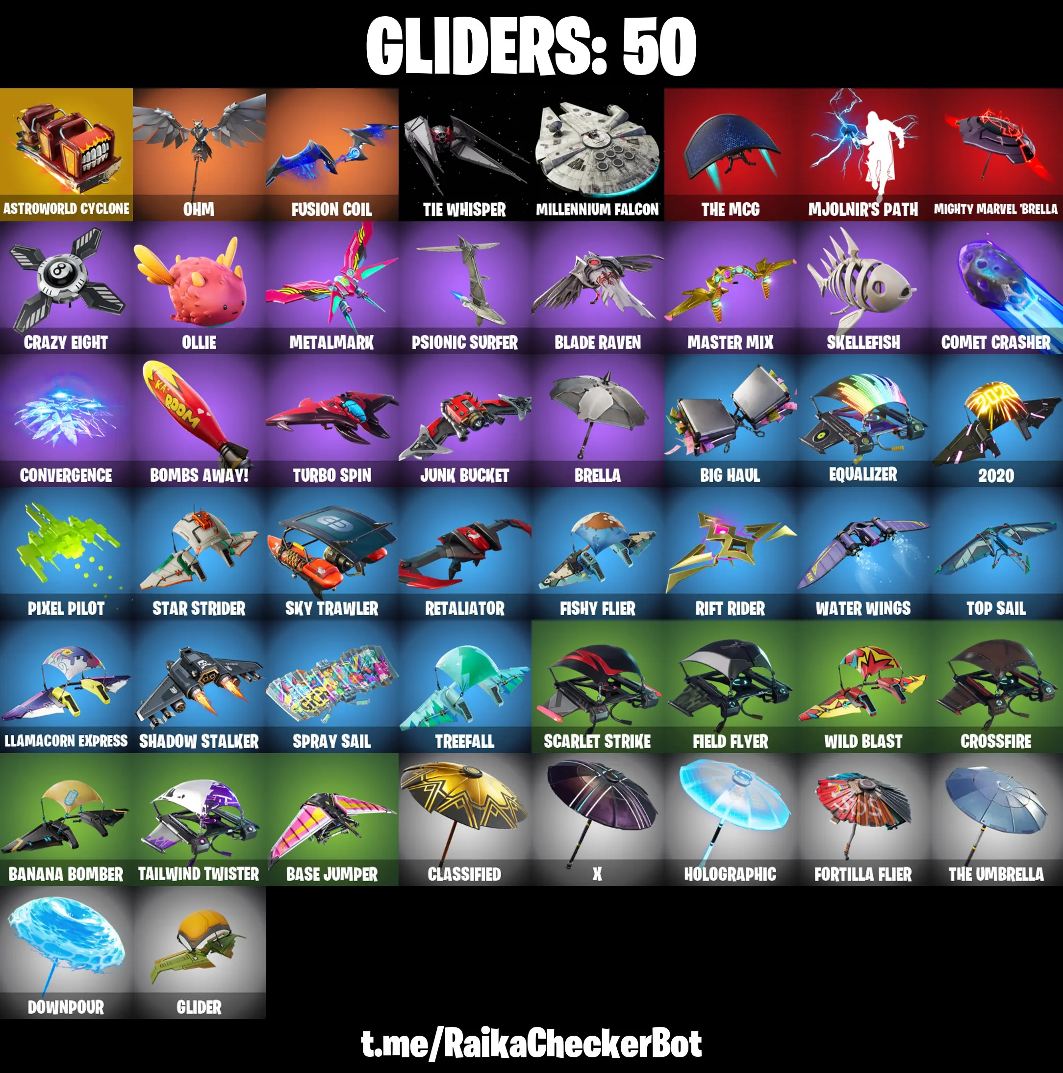 Buy 51 SKINS | Gold Midas | Rage | Raven | Chaos Agent | Silver Surfer ...