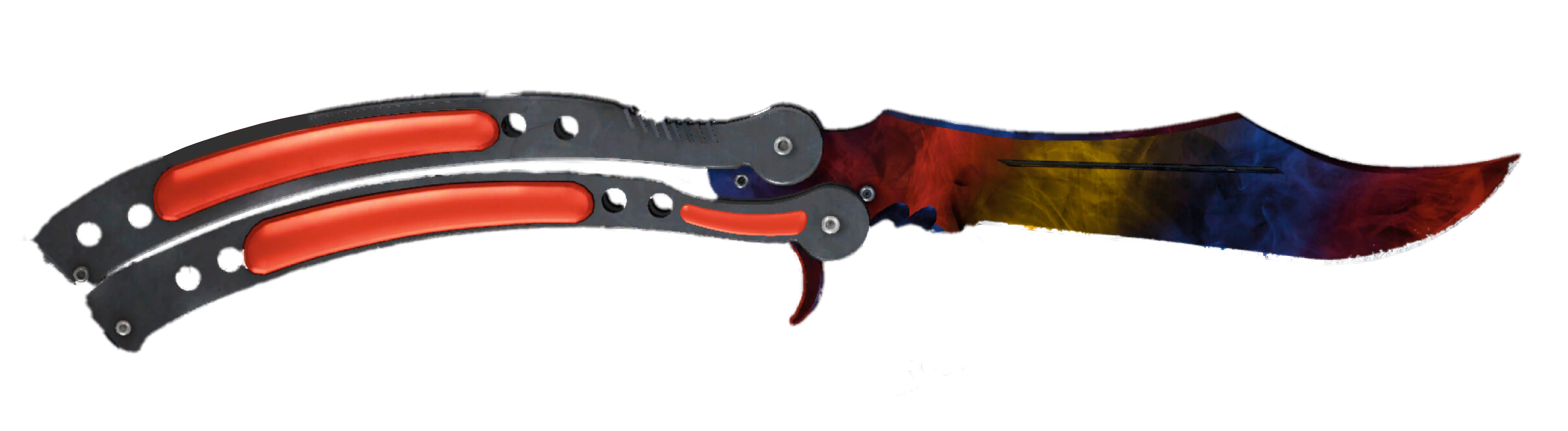 Example of Marble Fade skin.
