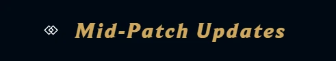 The look of Mid-Patch Updates