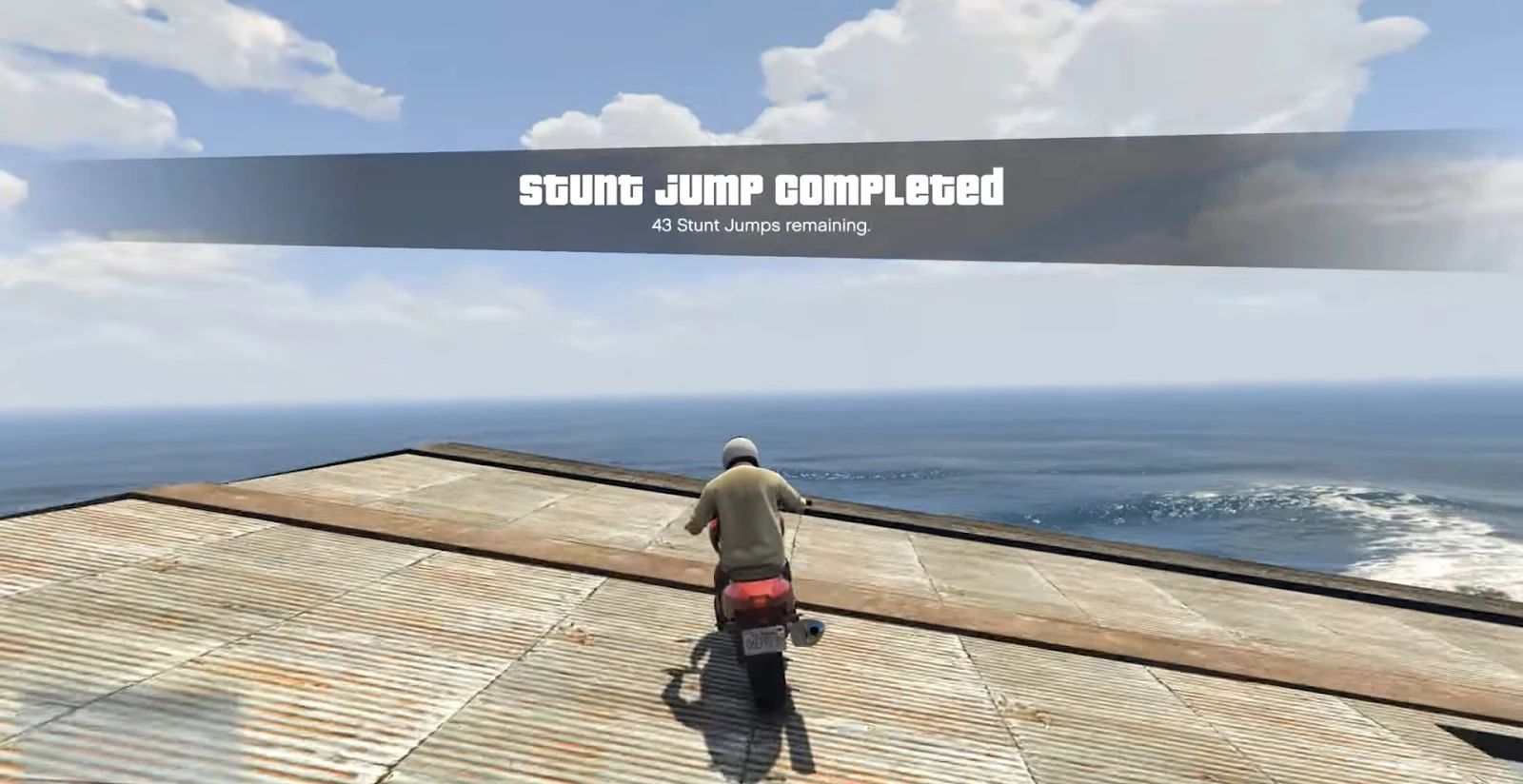stunt jump completed gta 5