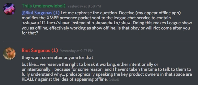 riot acknowledging deceive
