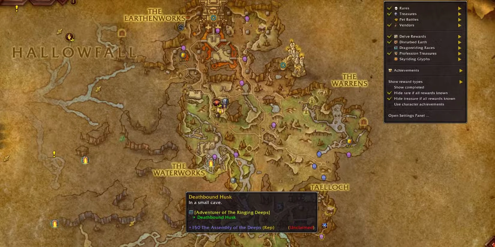 handynotes addon tww