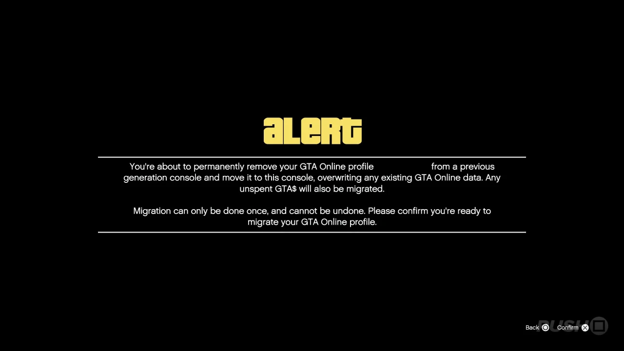 gta 5 migration alert