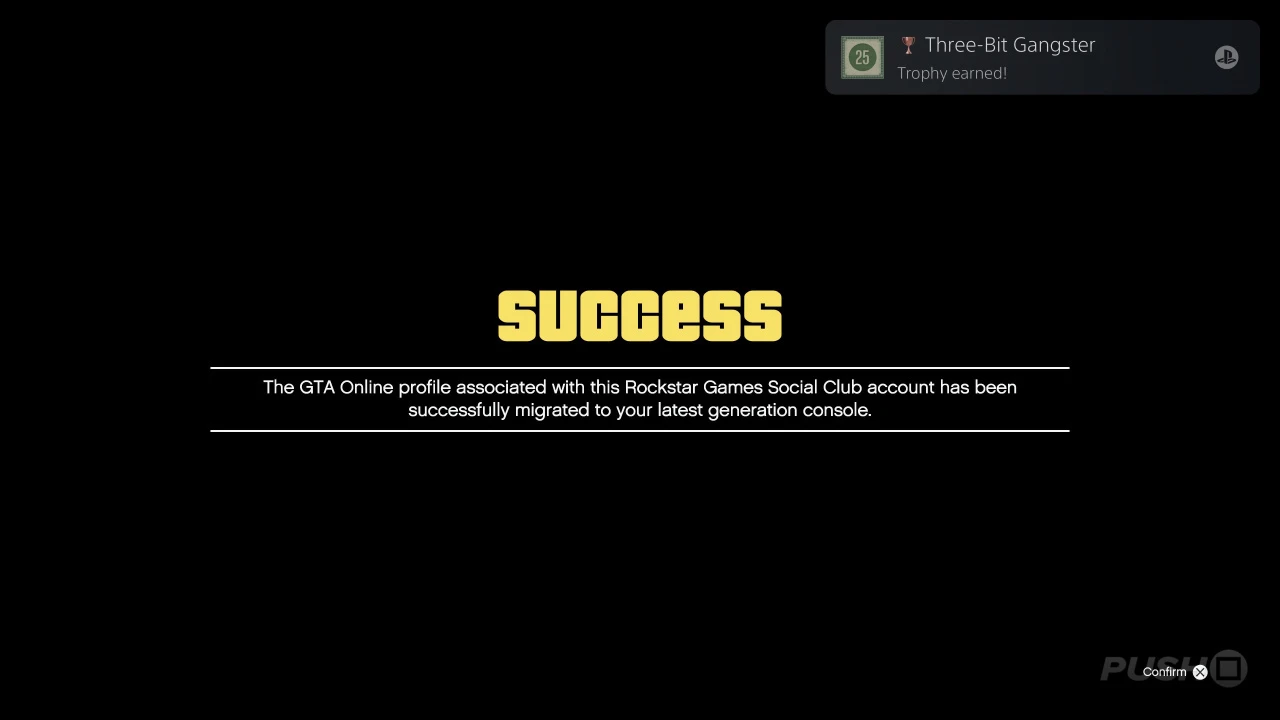 gta online successfull migration to ps5