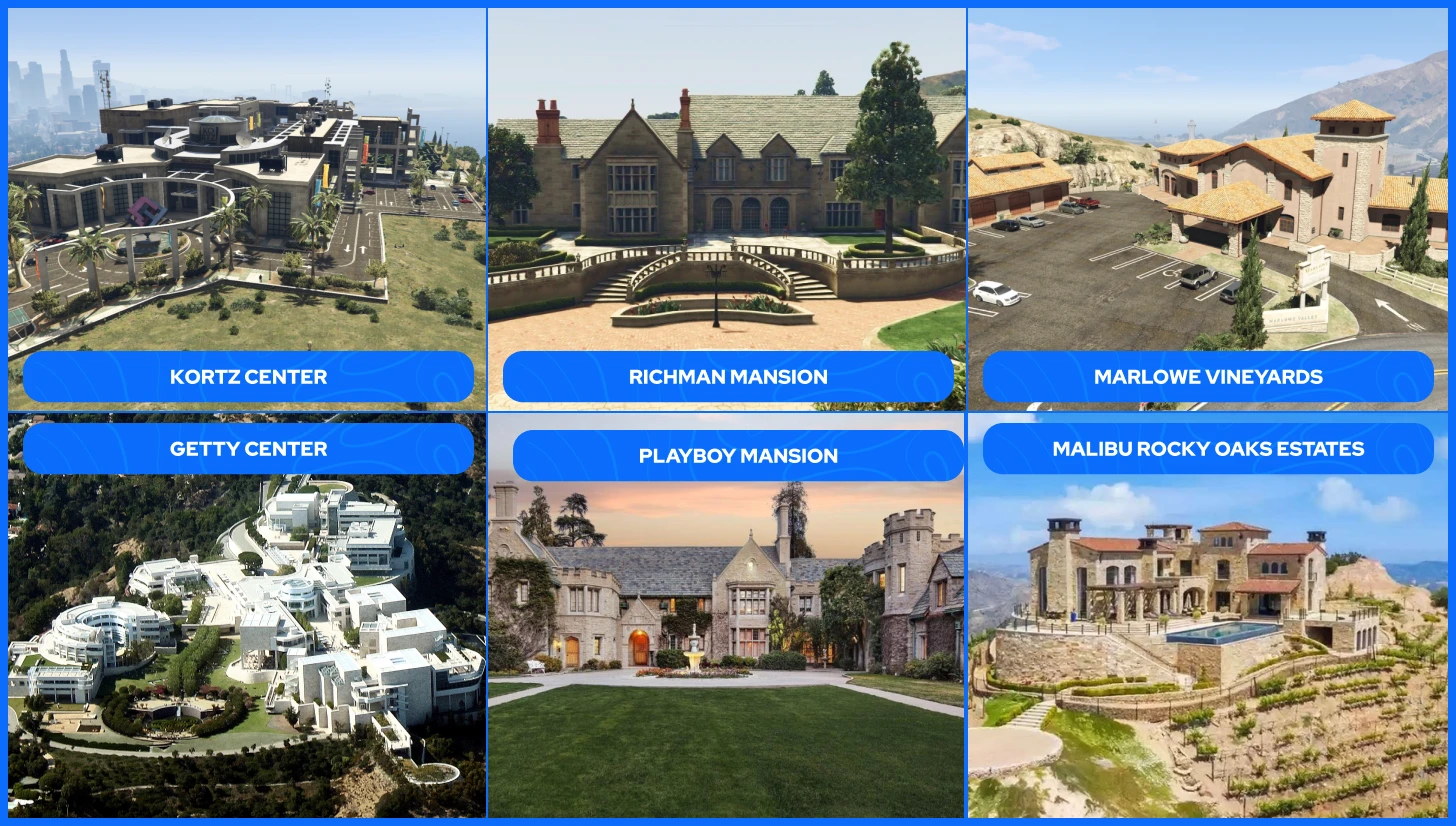 gta 5 locations in real life