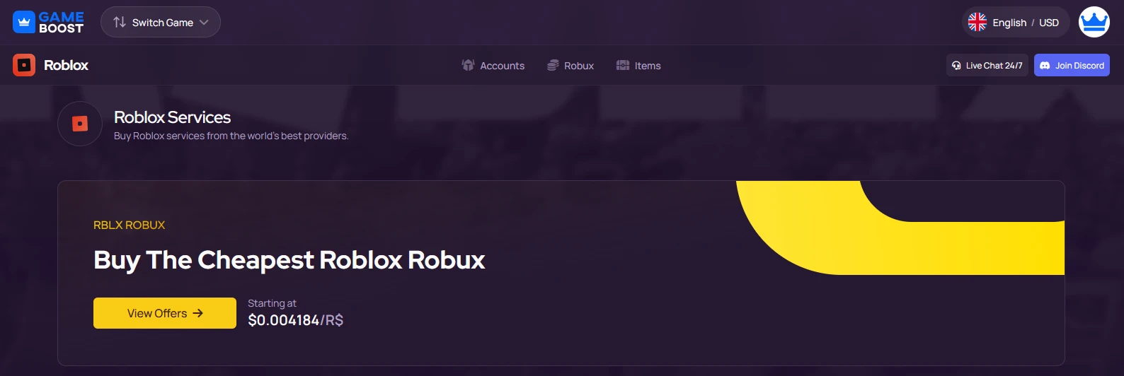 GameBoost Roblox Robux